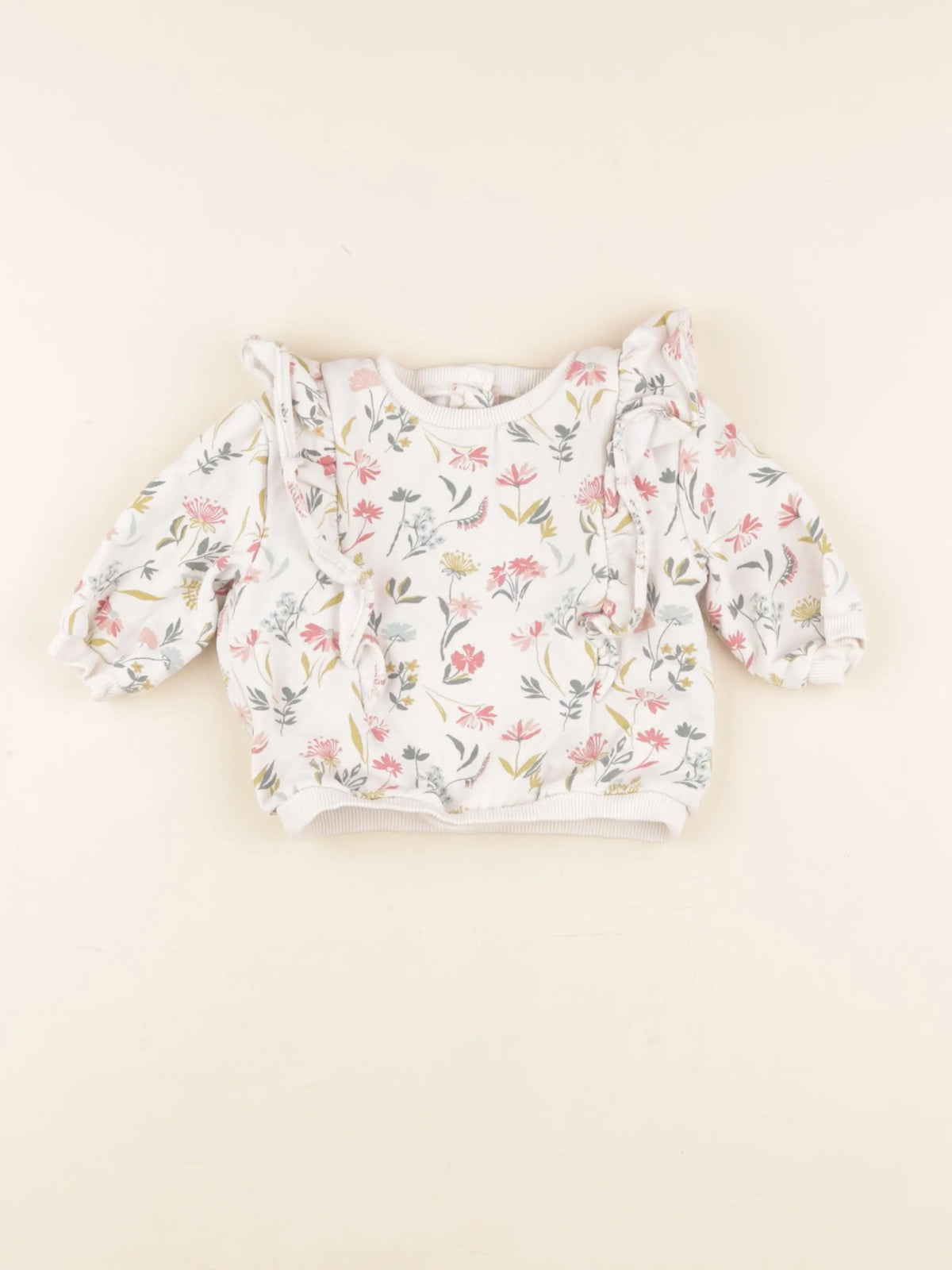 Tape à l'oeil - sweat blanc, multicolore - 6 mois