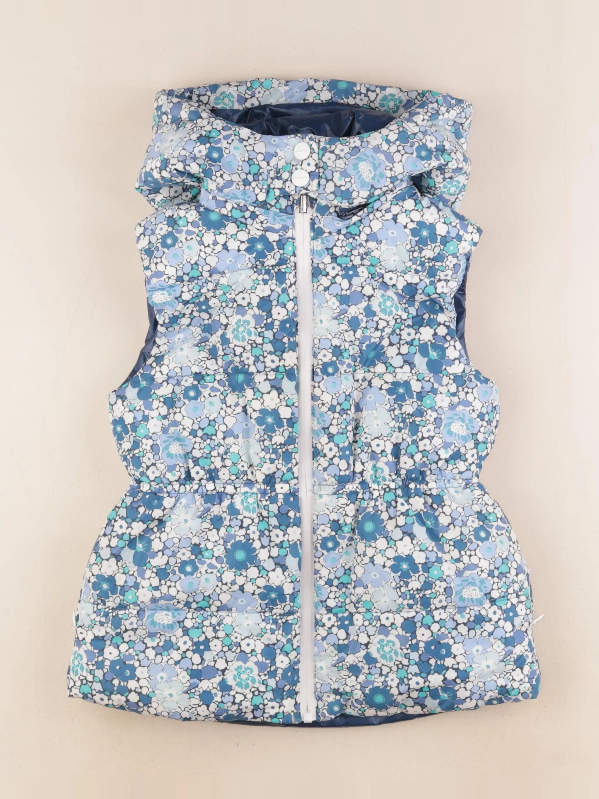 Jacadi - doudoune réversible bleu - 8 ans