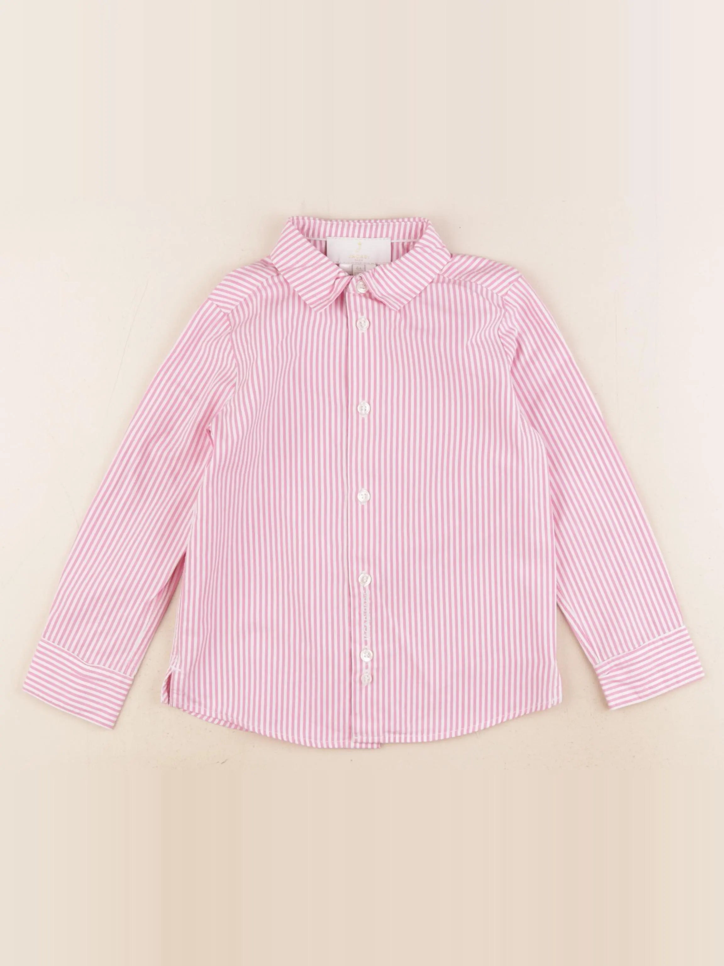 Jacadi - chemise blanc, rose - 4 ans