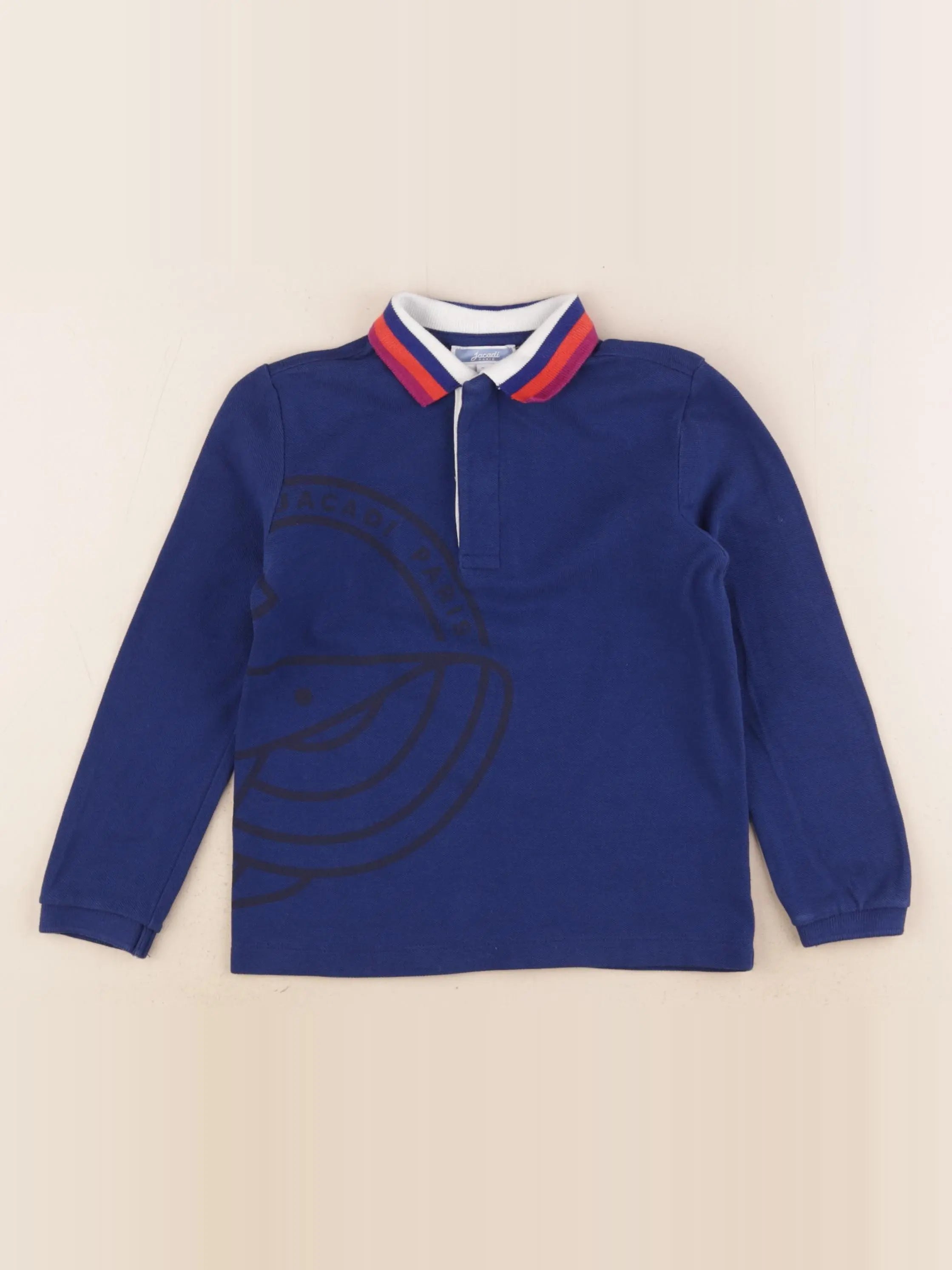 Jacadi - polo bleu - 3 ans