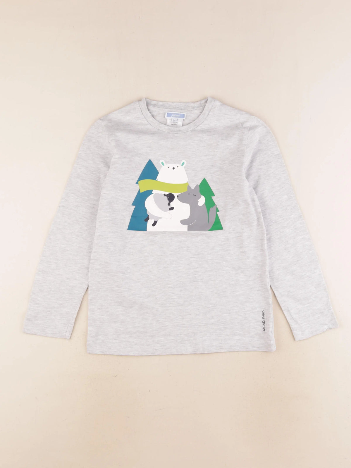 Jacadi - tee-shirt gris - 8 ans