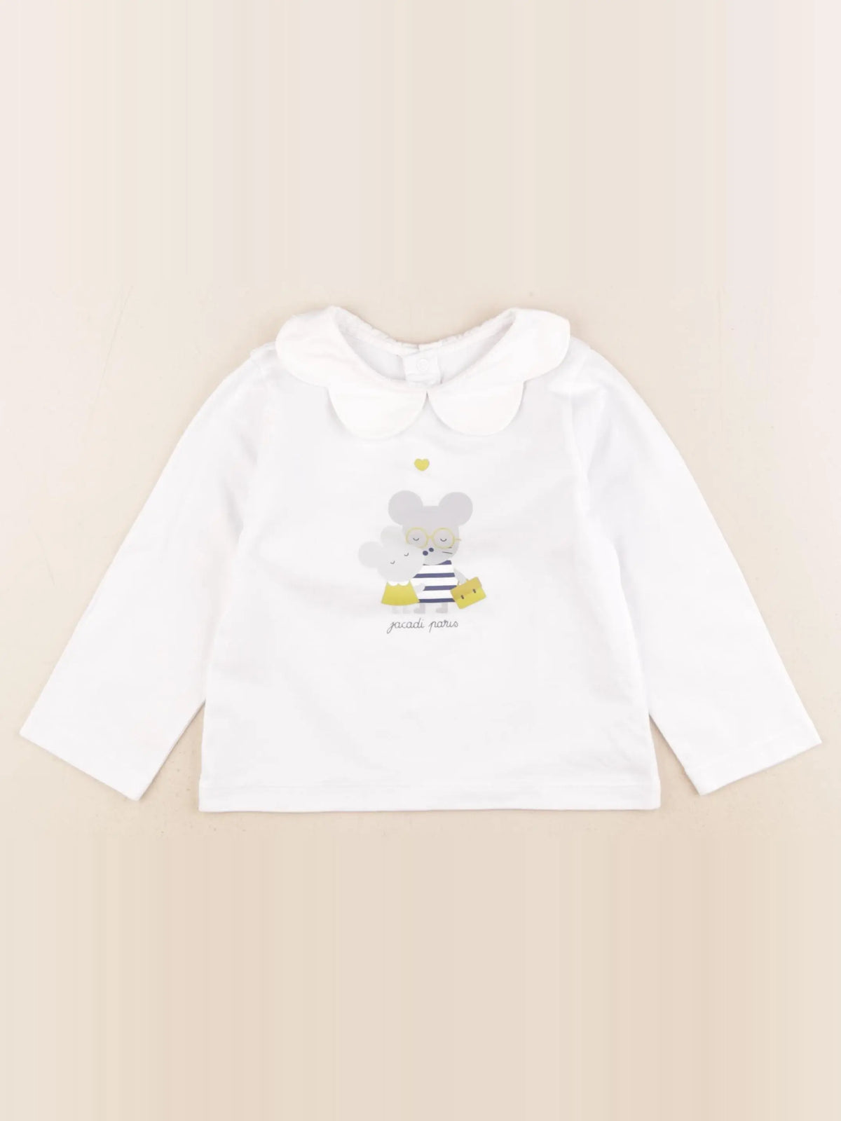 Jacadi - tee-shirt blanc - 36 mois