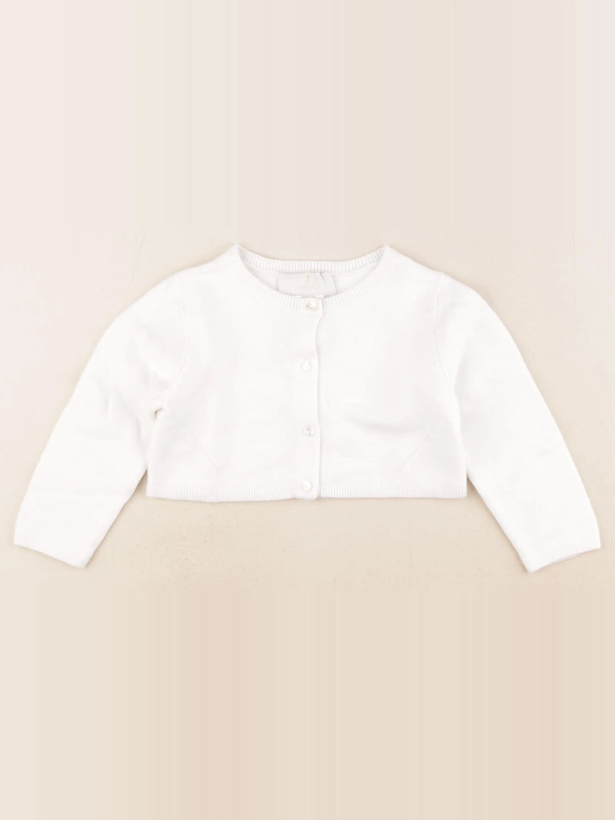 Jacadi - gilet blanc - 36 mois