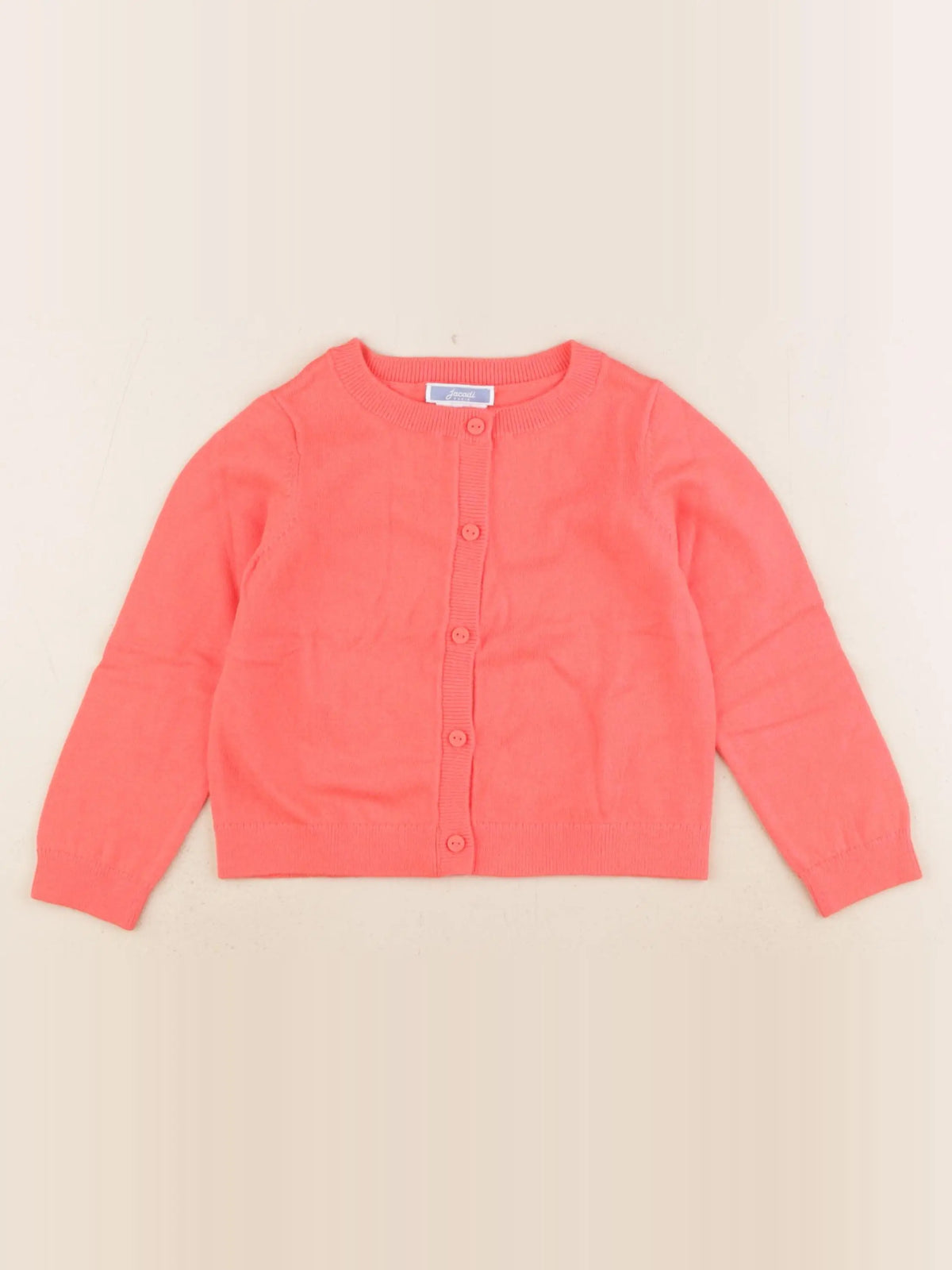 Jacadi - gilet orange - 3 ans