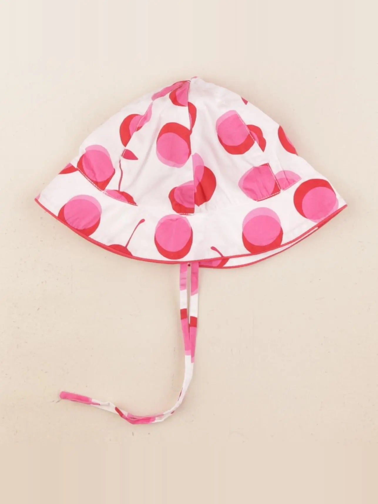 Jacadi - chapeau blanc, rose - 18 mois