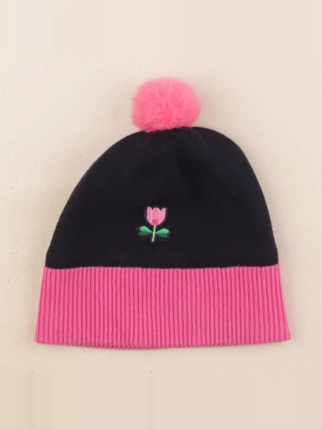Jacadi - bonnet bleu, rose - 18 mois