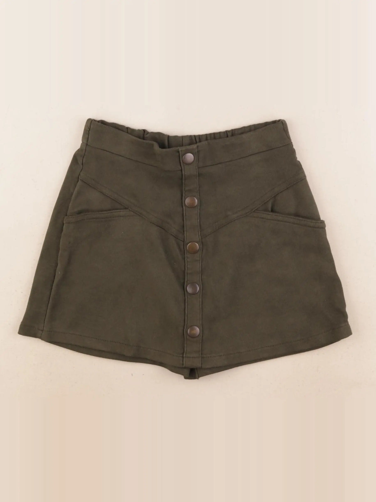 Zara - jupe short vert - 7 ans