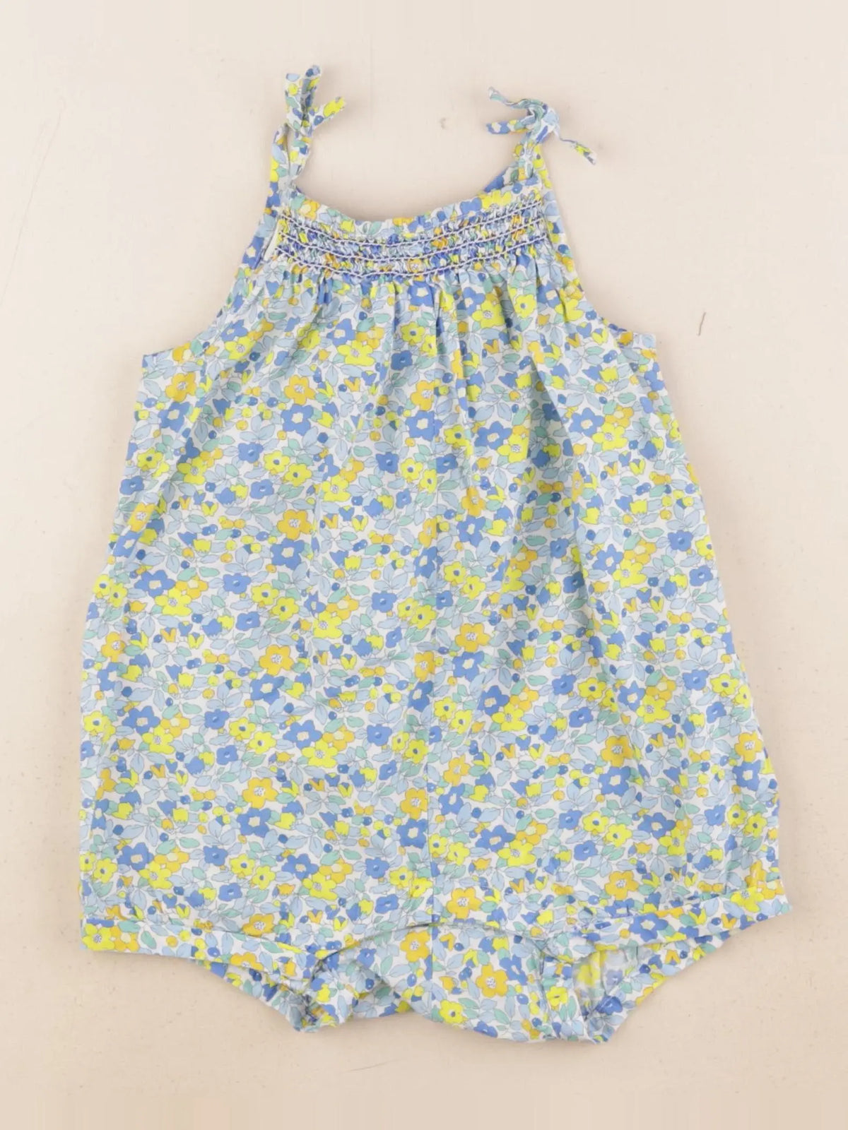 Jacadi - salopette liberty multicolore - 24 mois