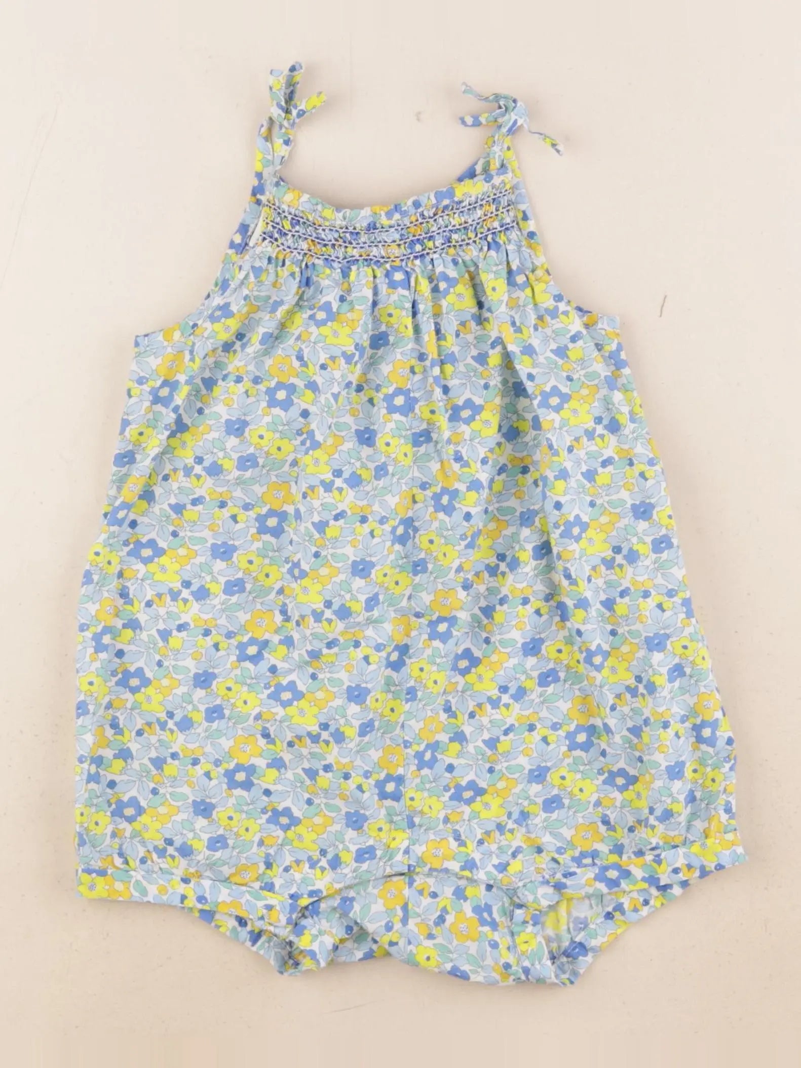 Jacadi - salopette liberty multicolore - 18 mois