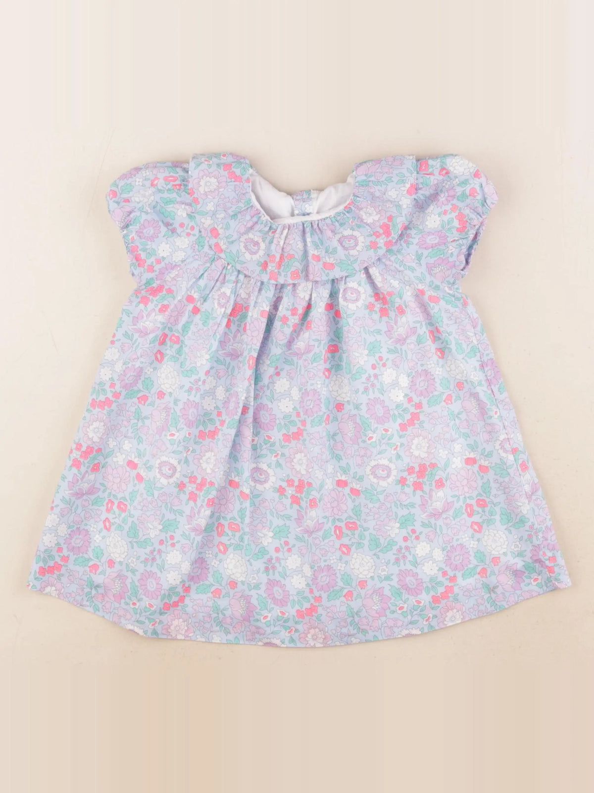 Jacadi - robe liberty multicolore - 18 mois