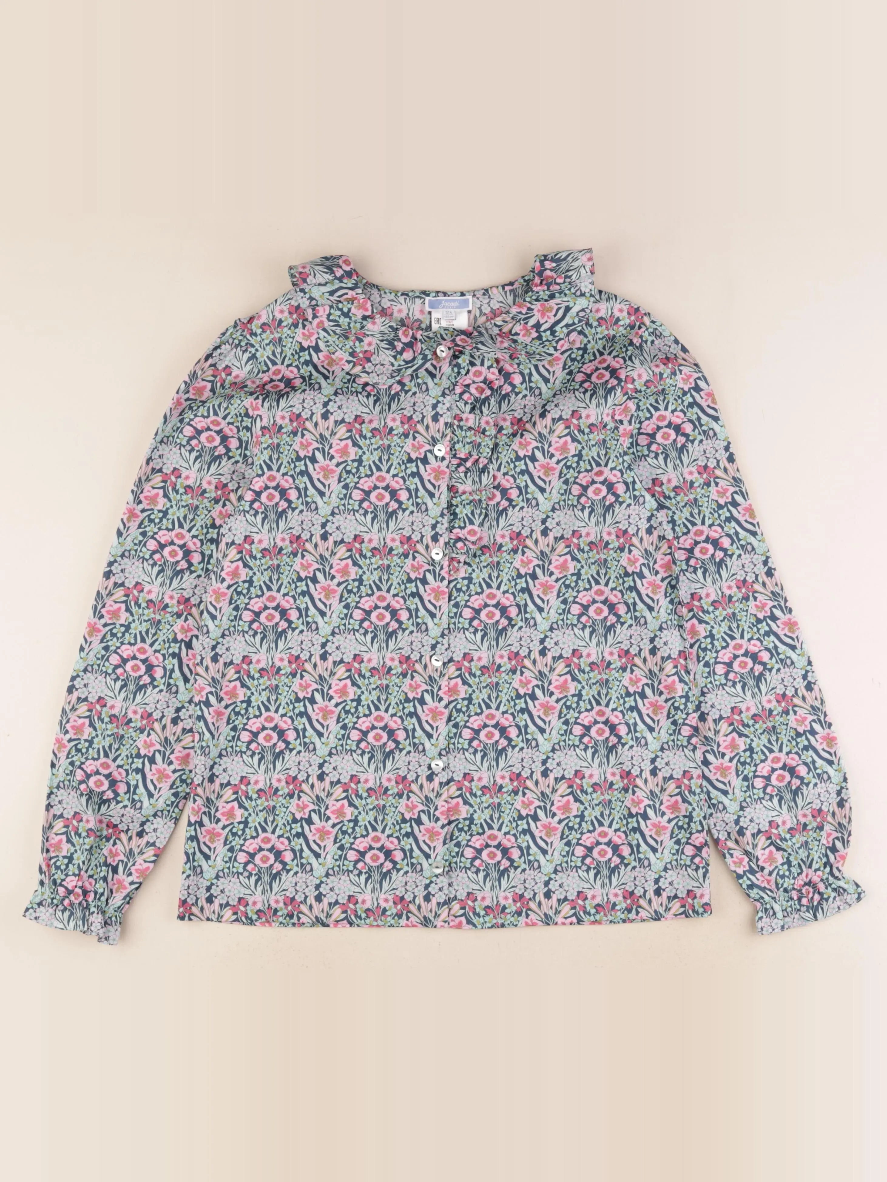 Jacadi - blouse liberty multicolore - 6 ans