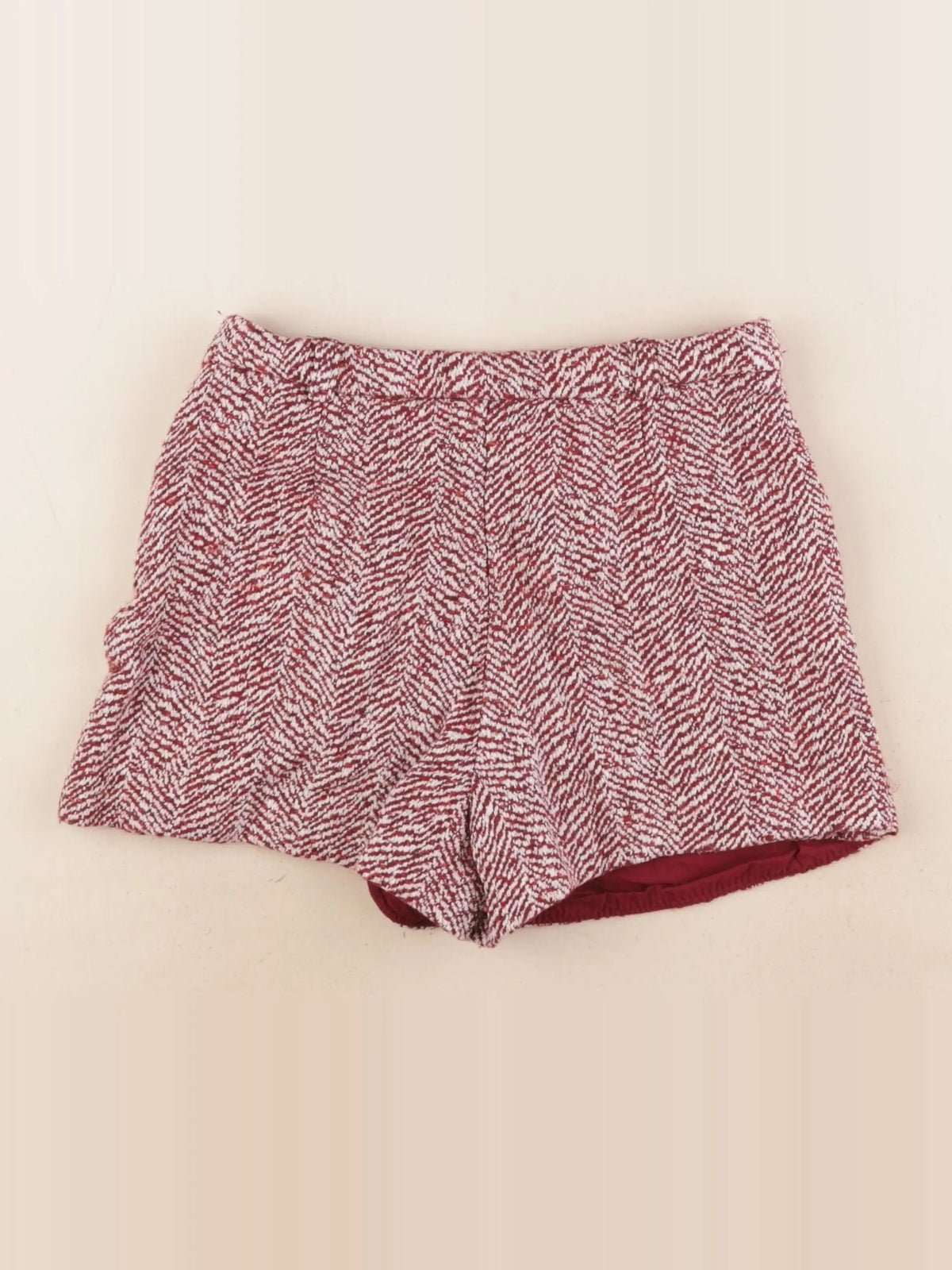 Zara - jupe short blanc, rouge - 11/12 ans