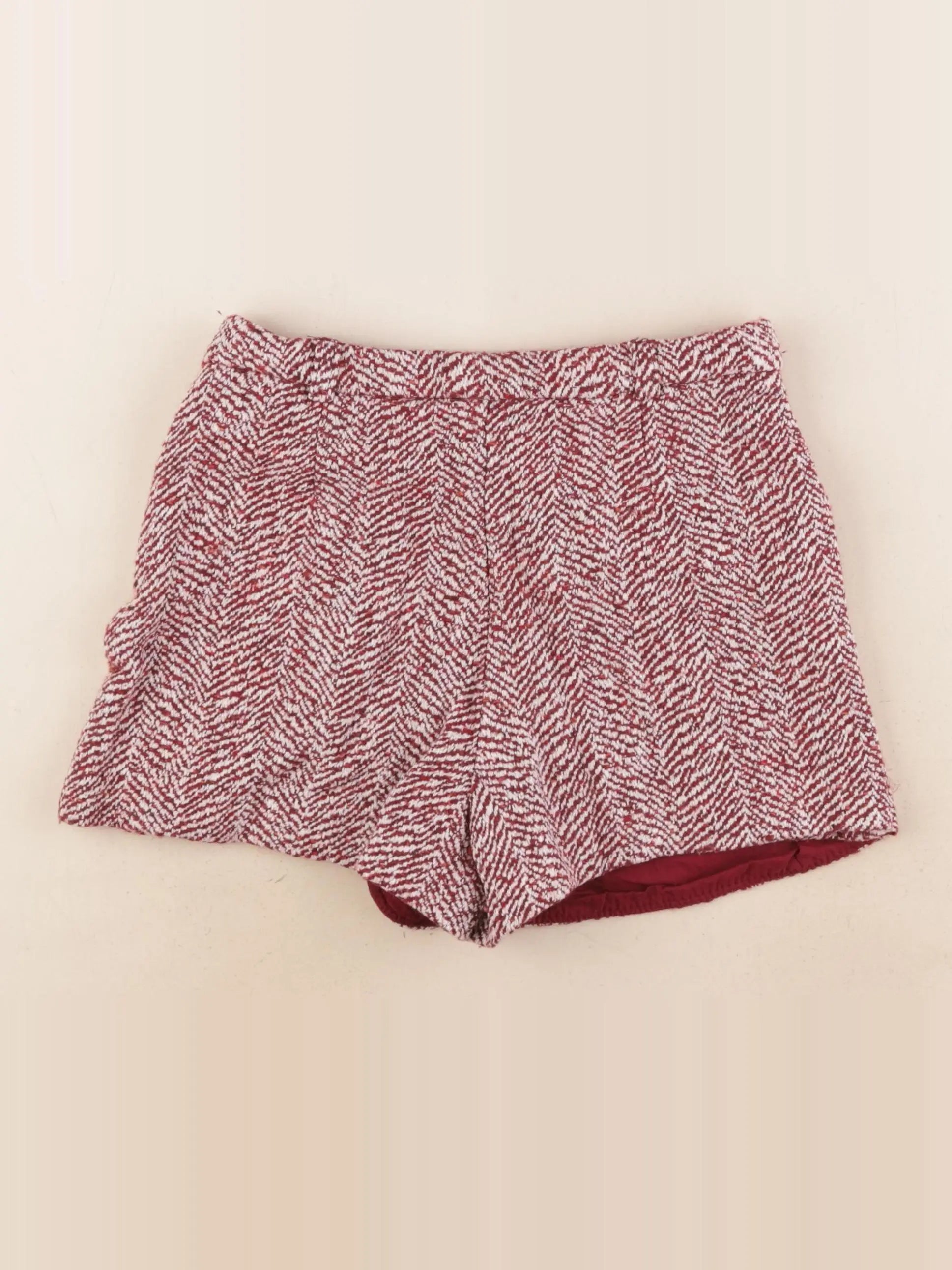 Zara - jupe short blanc, rouge - 11/12 ans