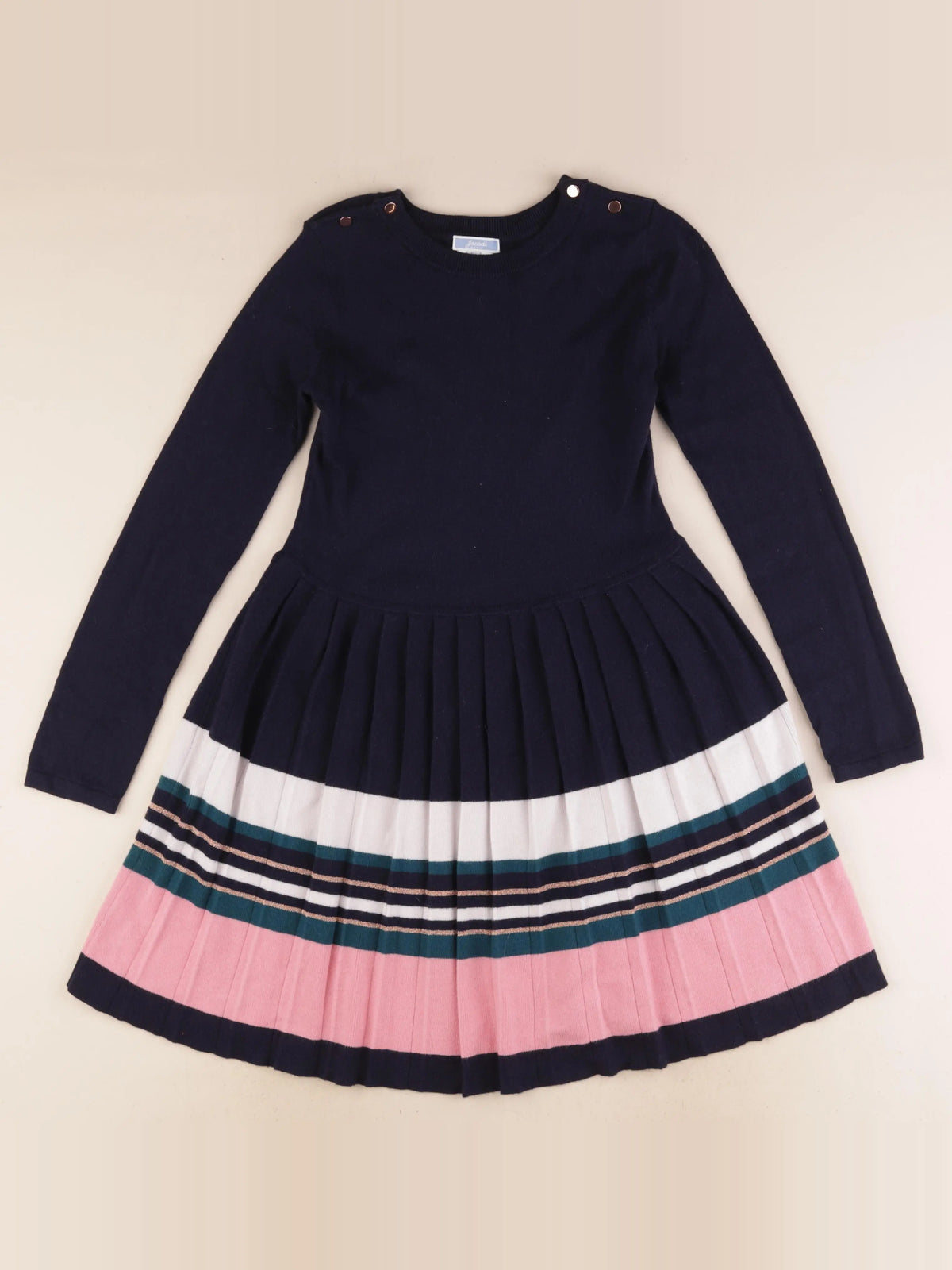 Jacadi - robe bleu, rose - 10 ans