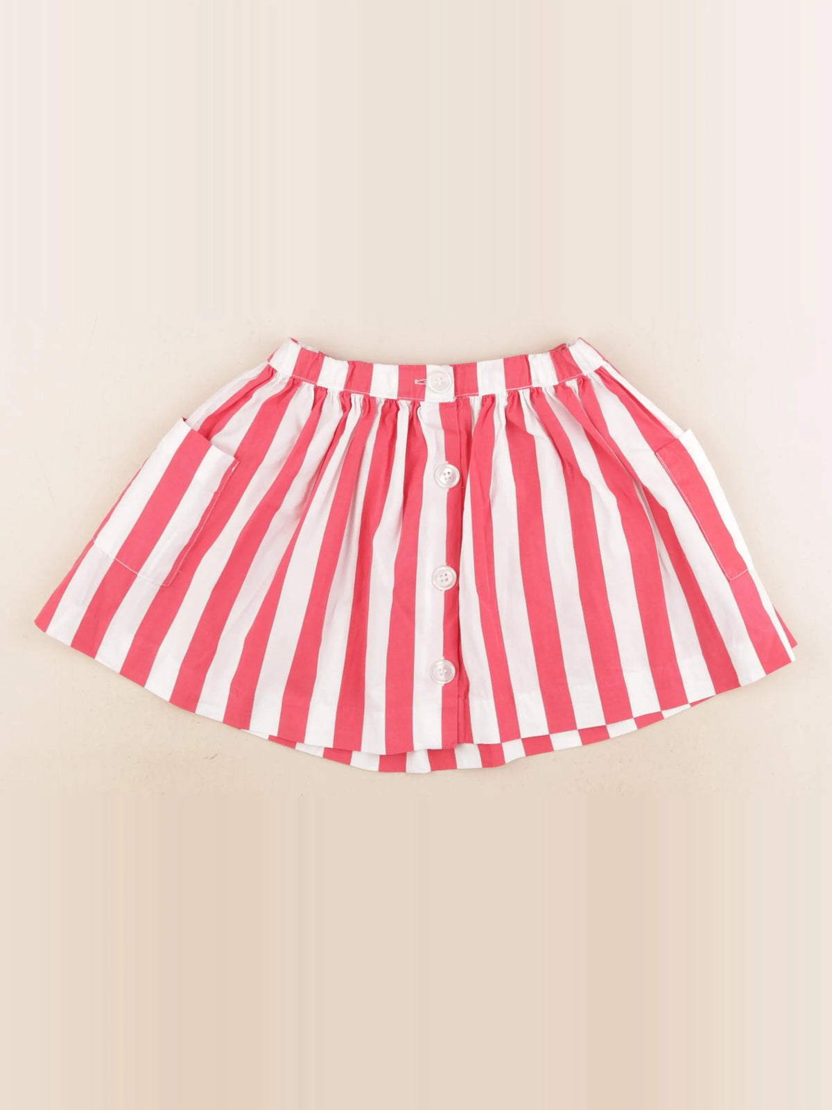 Jacadi - jupe blanc, rose - 4 ans