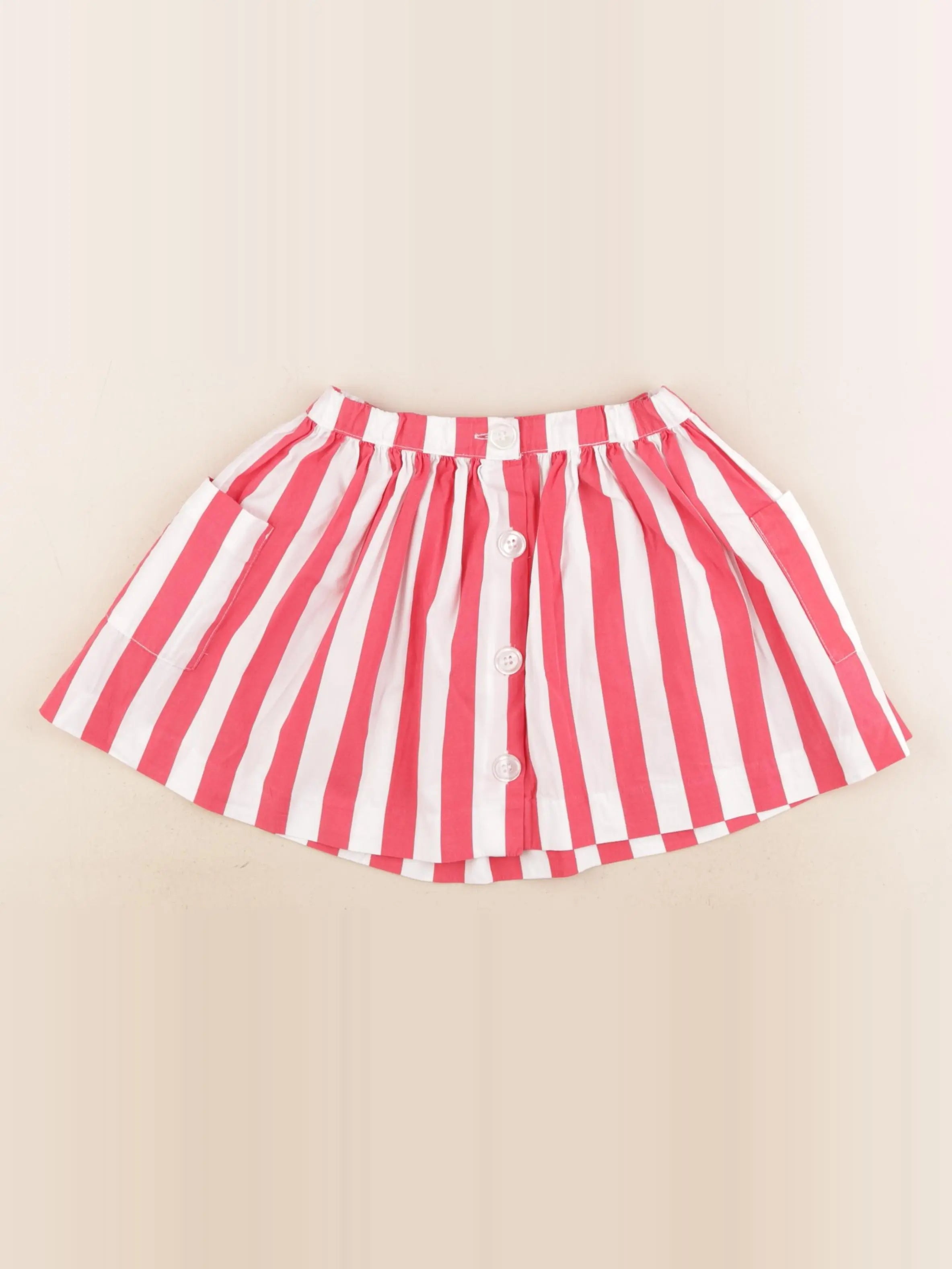Jacadi - jupe blanc, rose - 4 ans