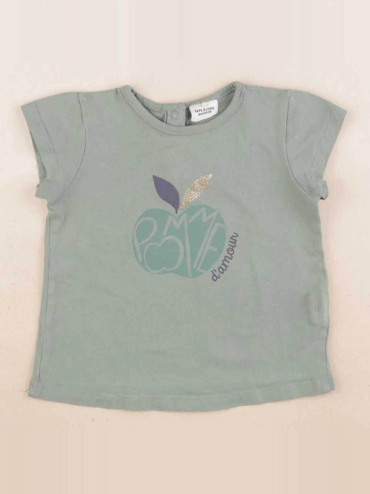 Tape à l'oeil - tee-shirt vert - 18 mois