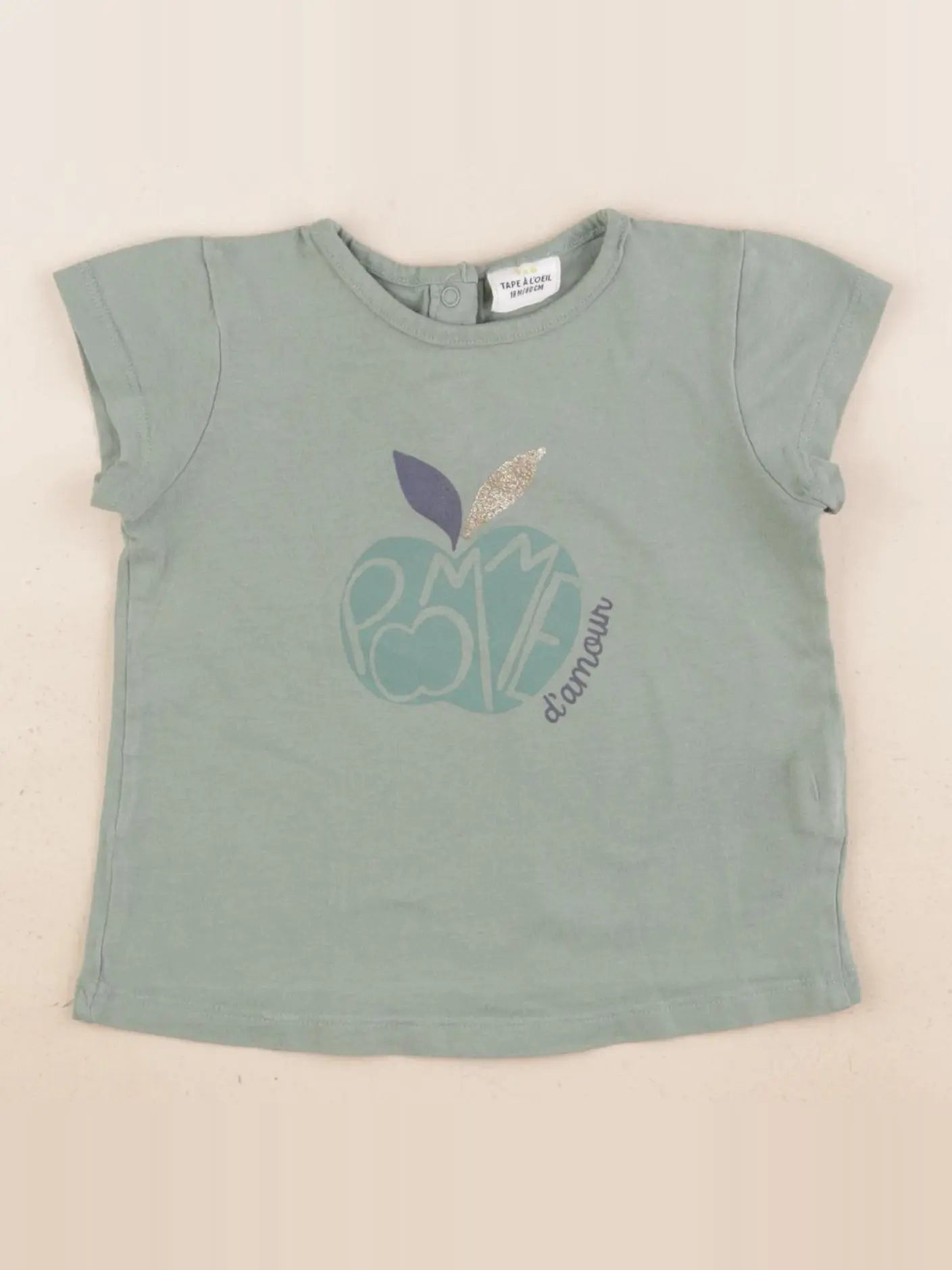 Tape à l'oeil - tee-shirt vert - 18 mois