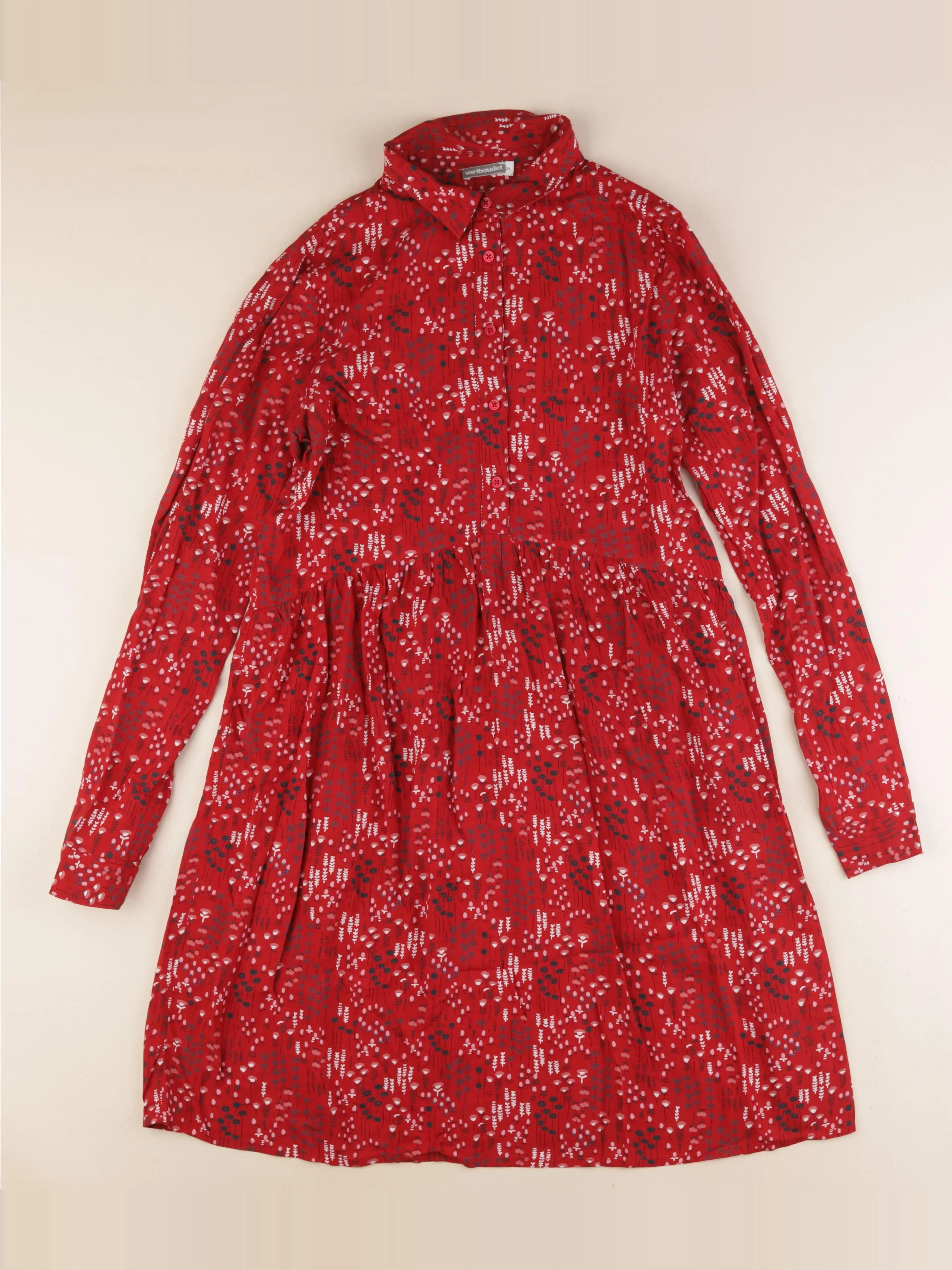 Vertbaudet - robe grossesse rouge - 34