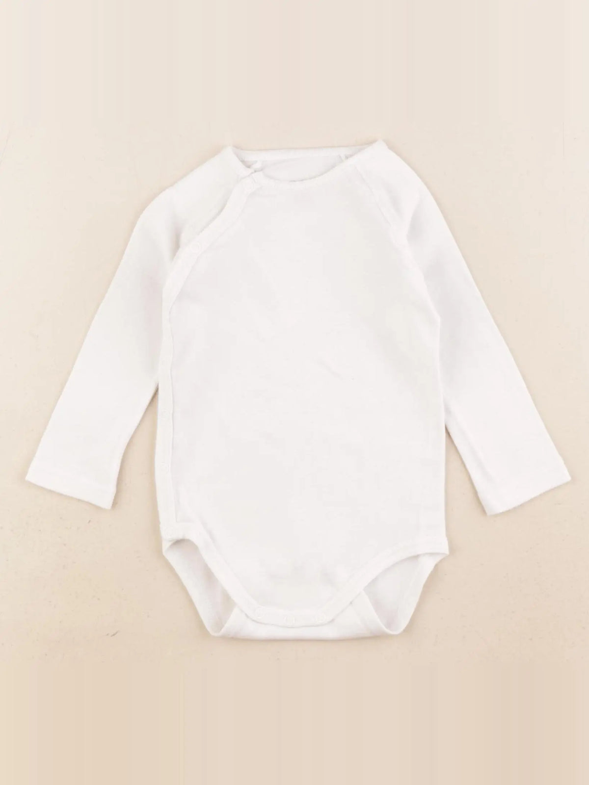 Petit Bateau - body blanc - 12 mois