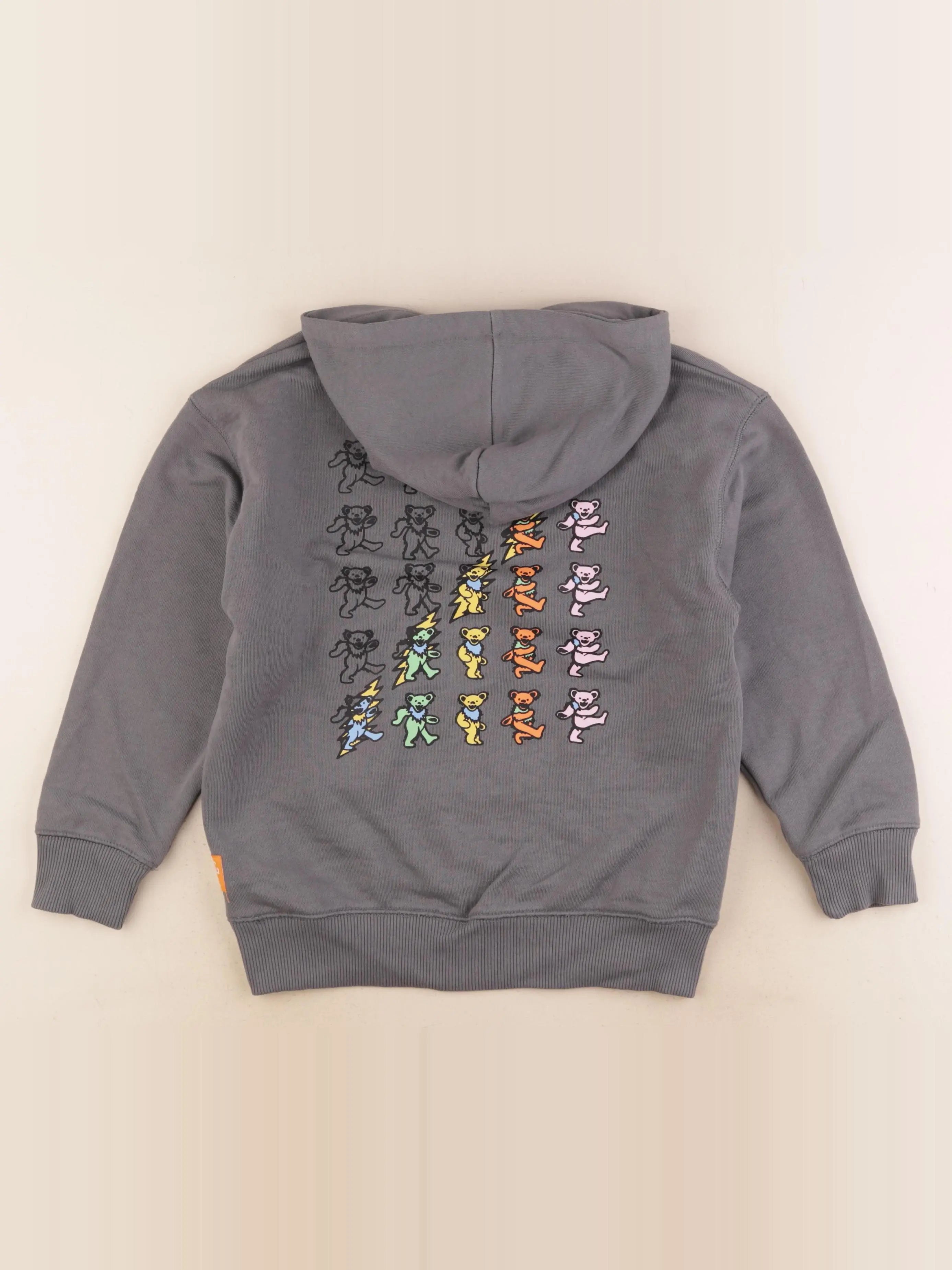 Zara - sweat imprimé au dos gris - 7/8 ans