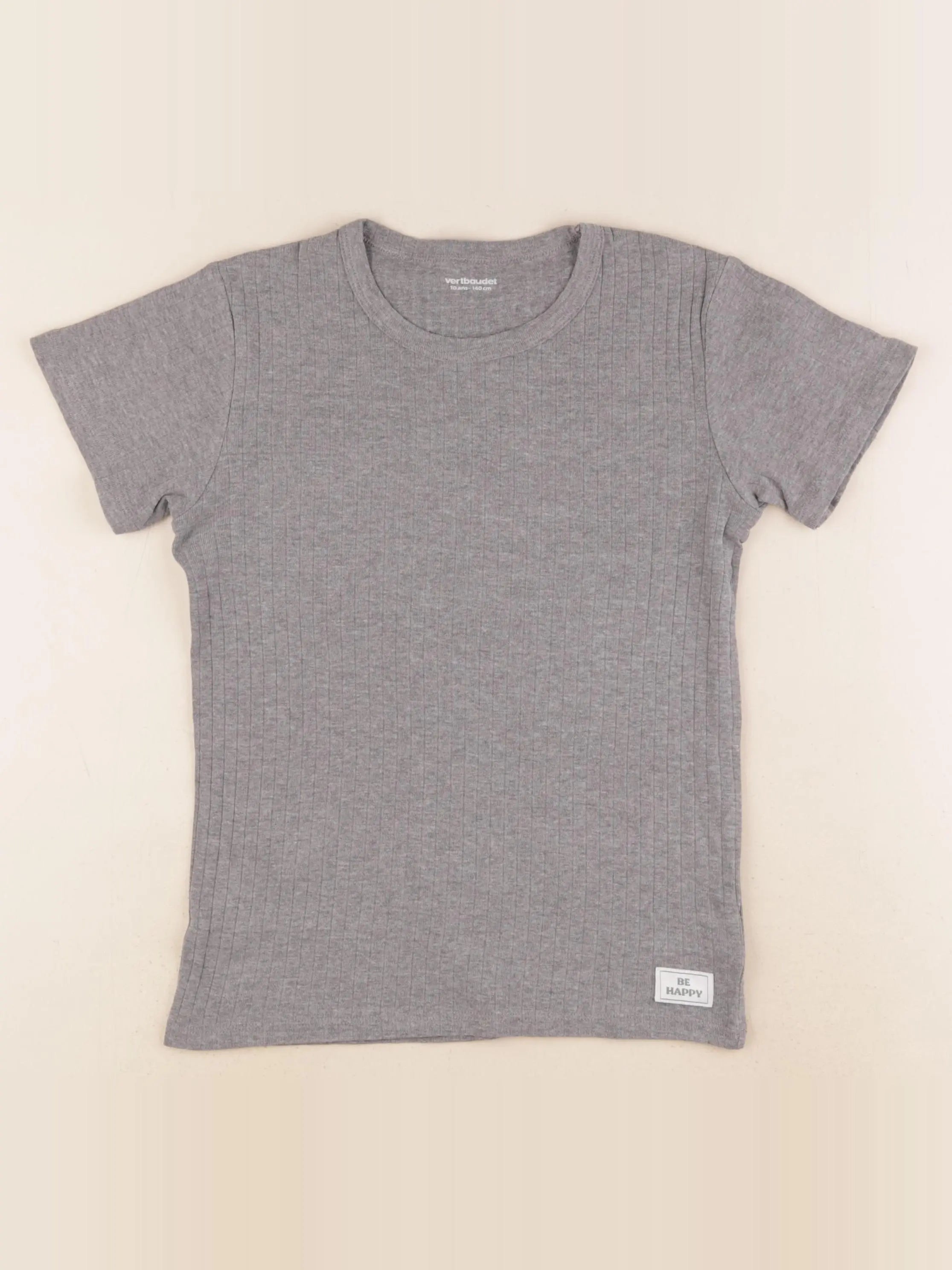 Vertbaudet - maillot de corps gris - 10 ans