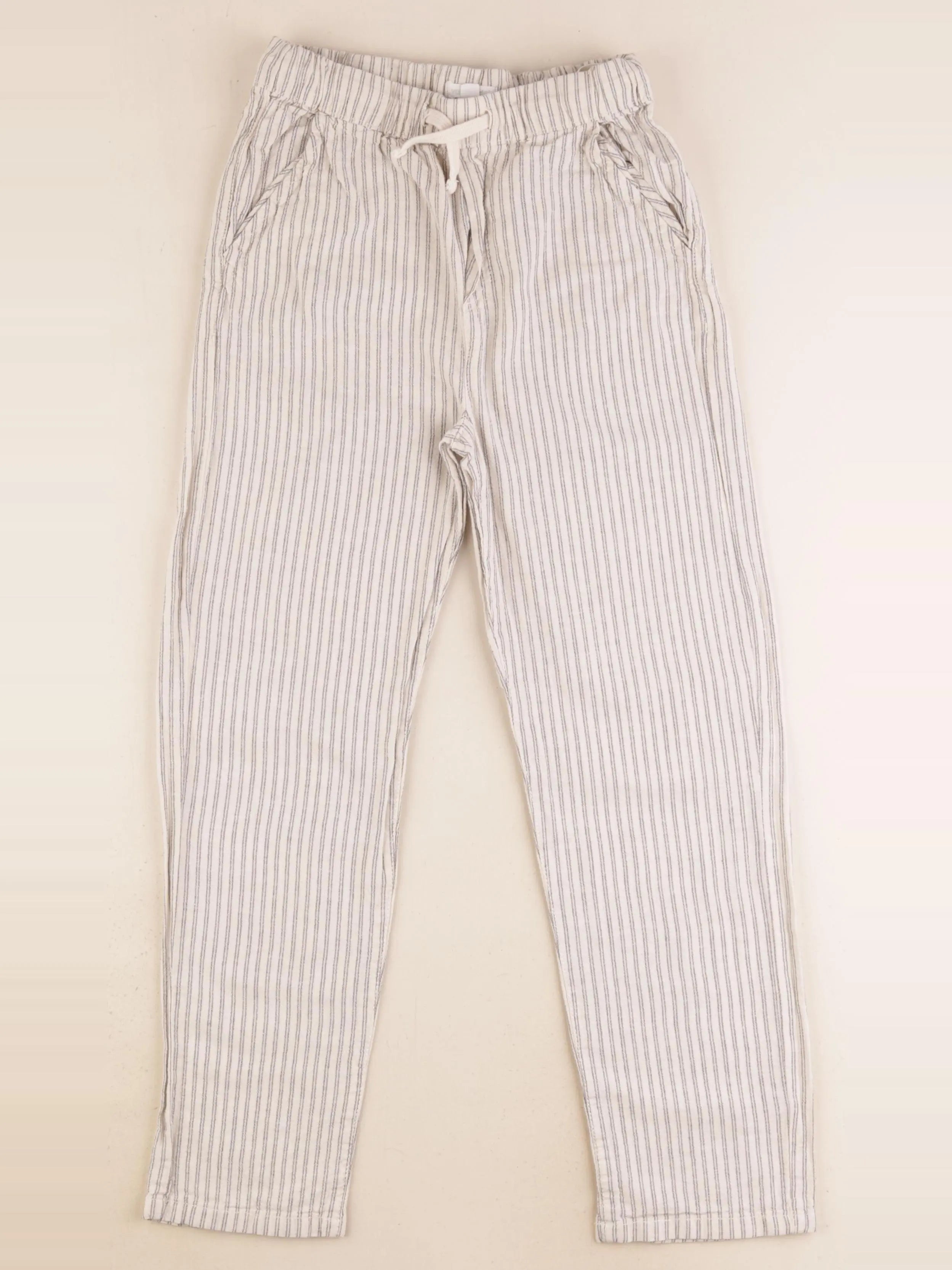 Vertbaudet - pantalon beige - 10 ans