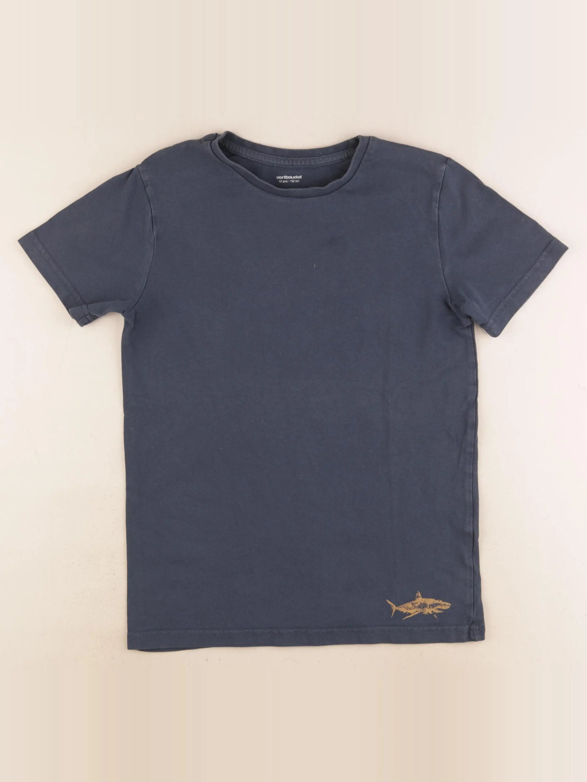Vertbaudet - tee-shirt bleu - 12 ans