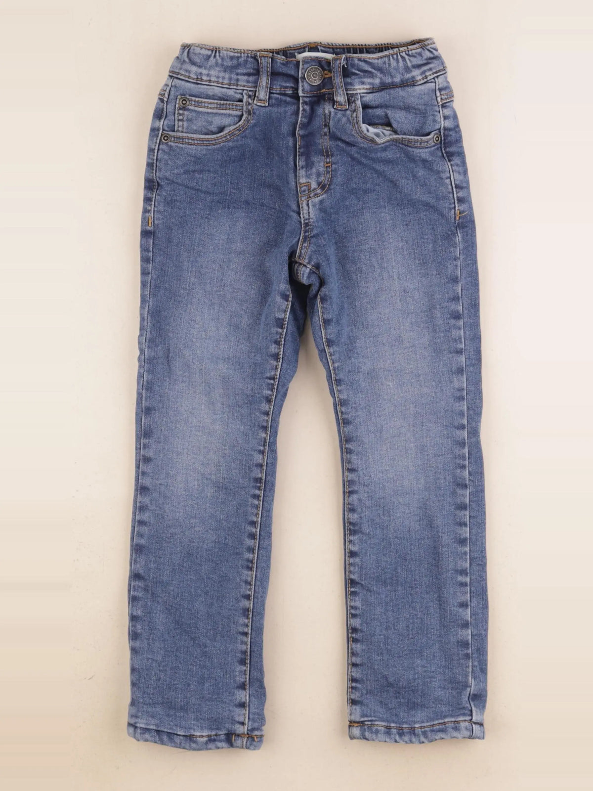Vertbaudet - jean doublé bleu - 5 ans