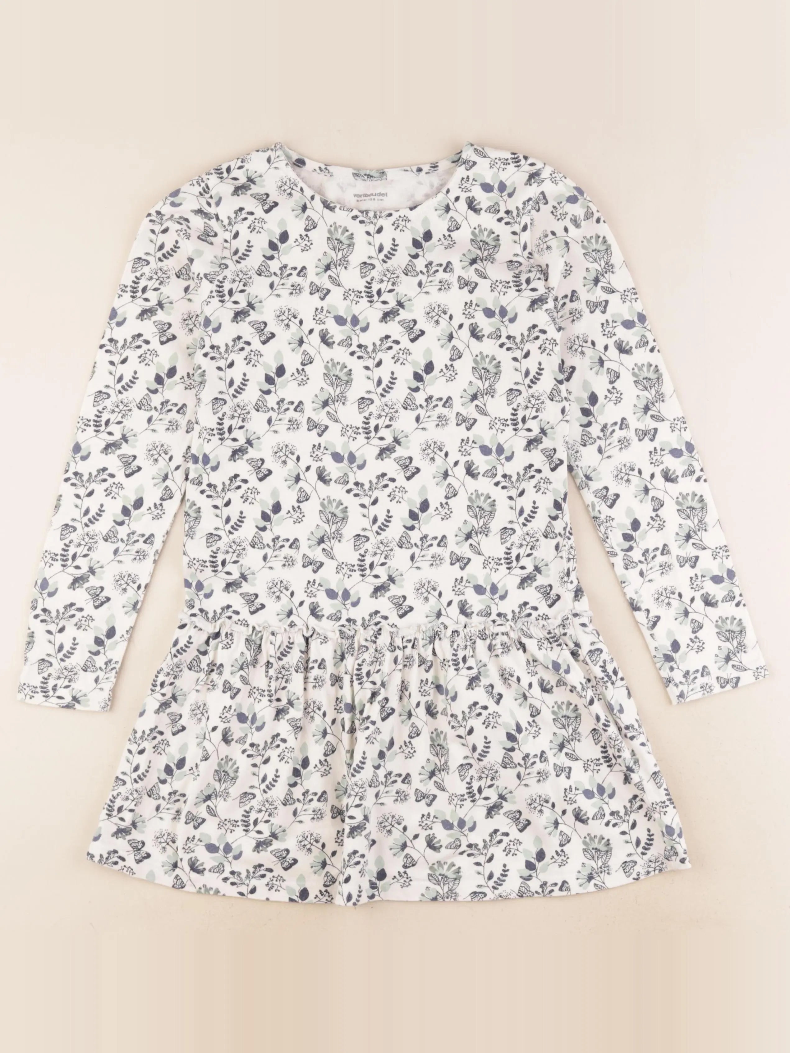 Vertbaudet - robe multicolore - 8 ans