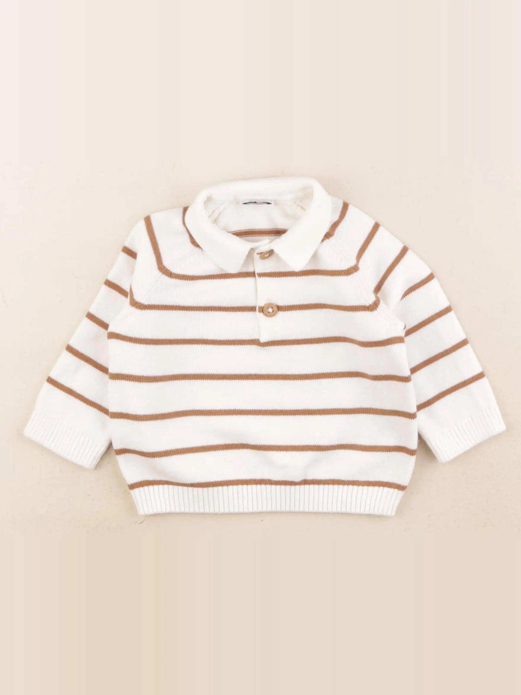 Tape à l'oeil - pull beige, marron - 9 mois