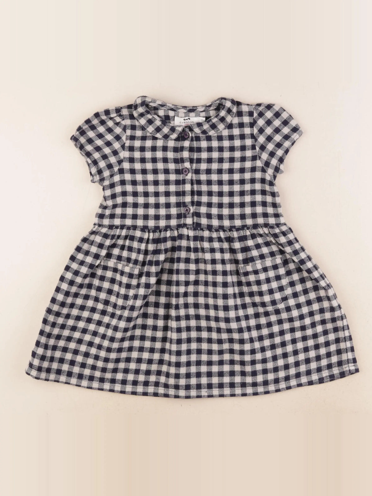 Cyrillus - robe bleu - 36 mois