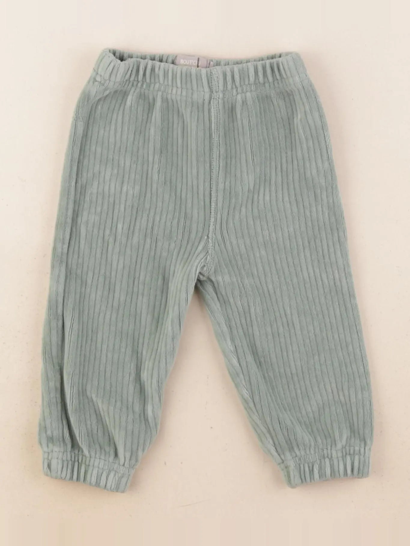 Boutchou - pantalon vert - 9 mois