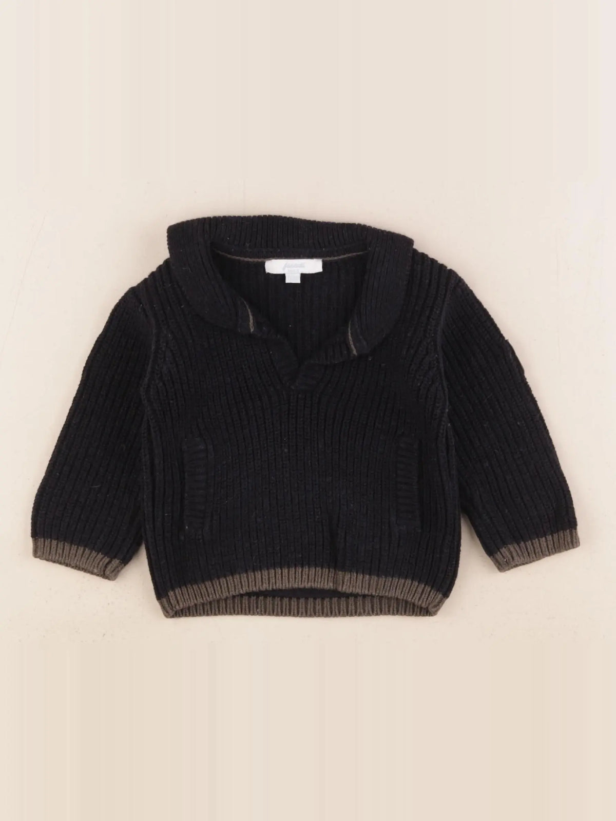 Jacadi - pull bleu - 6 mois