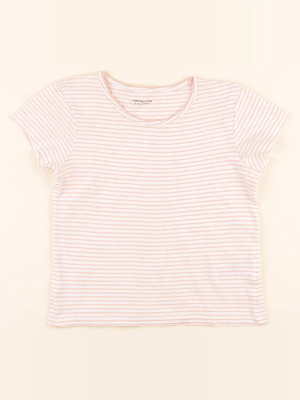 Vertbaudet - maillot de corps rose - 8 ans