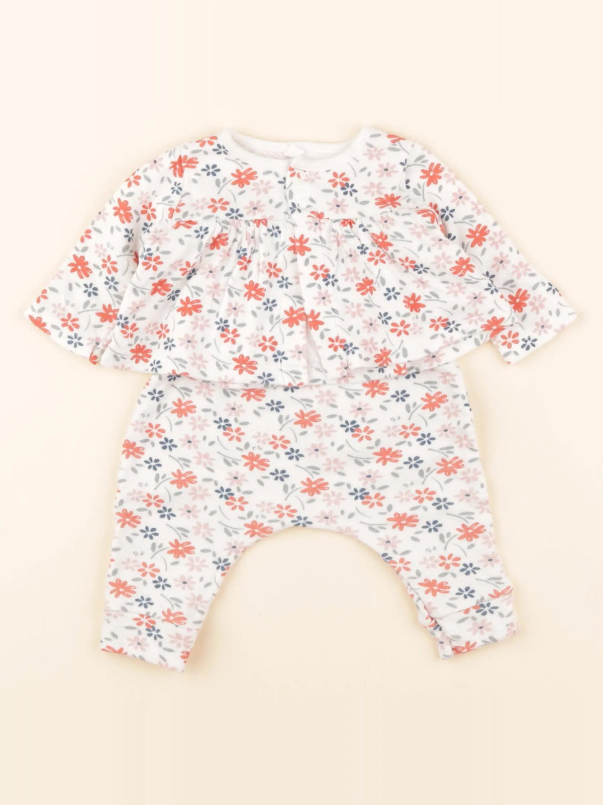 Petit Bateau - ensemble multicolore - 3 mois