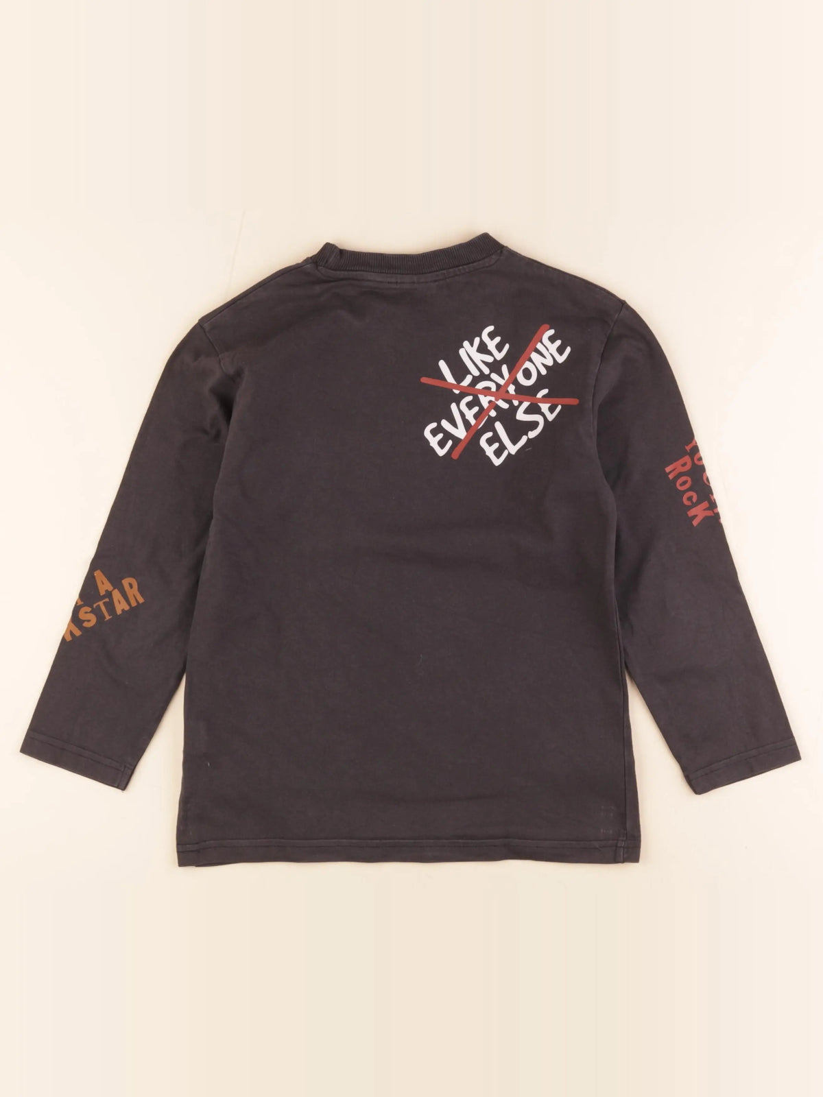 Tape à l'oeil - tee-shirt imprimé au dos noir - 8 ans