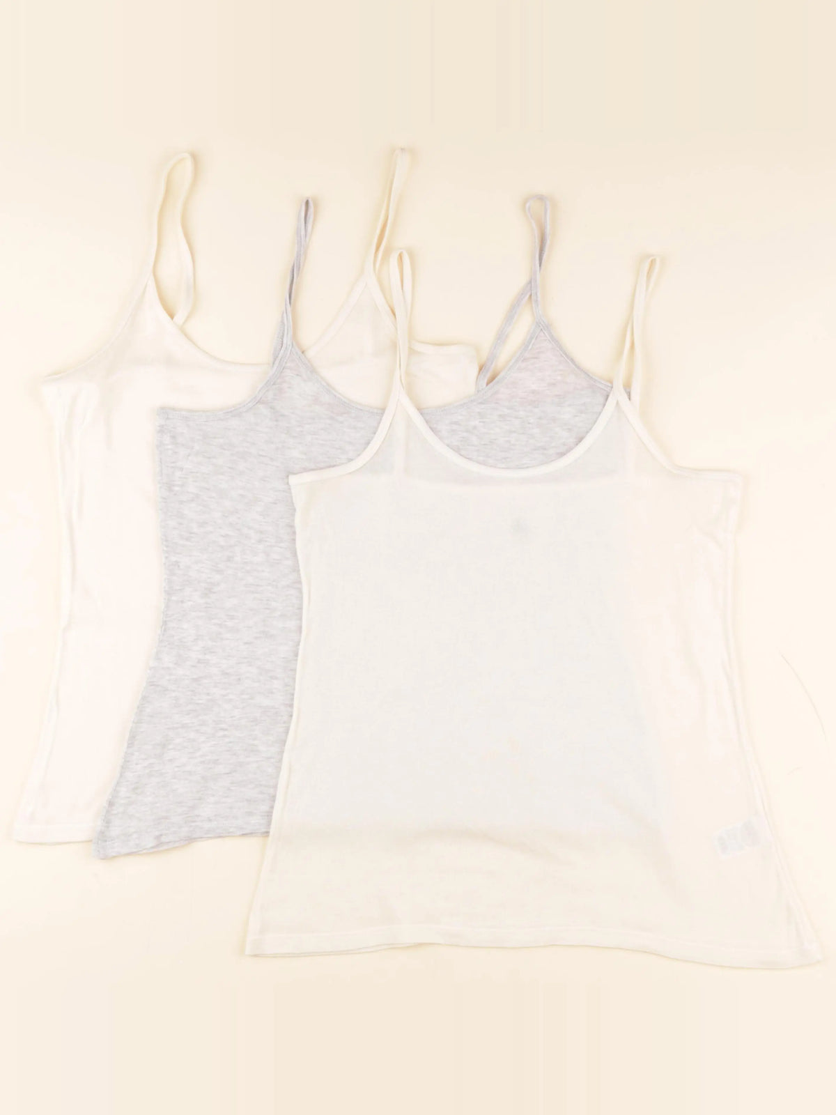 Lot de 3 maillots de corps beige, gris