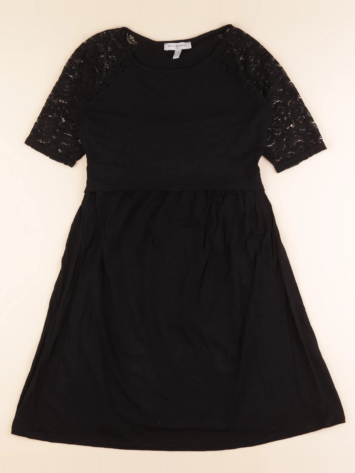Envie de fraise - robe allaitement, grossesse noir - 36 à 38