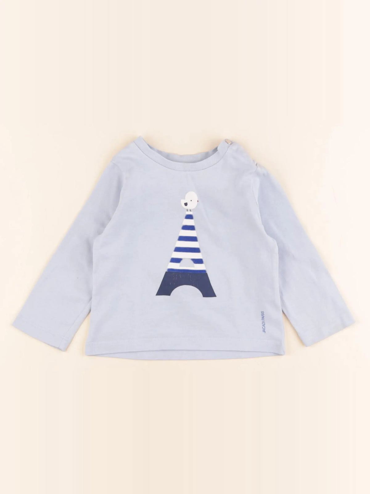 Jacadi - tee-shirt bleu - 12 mois