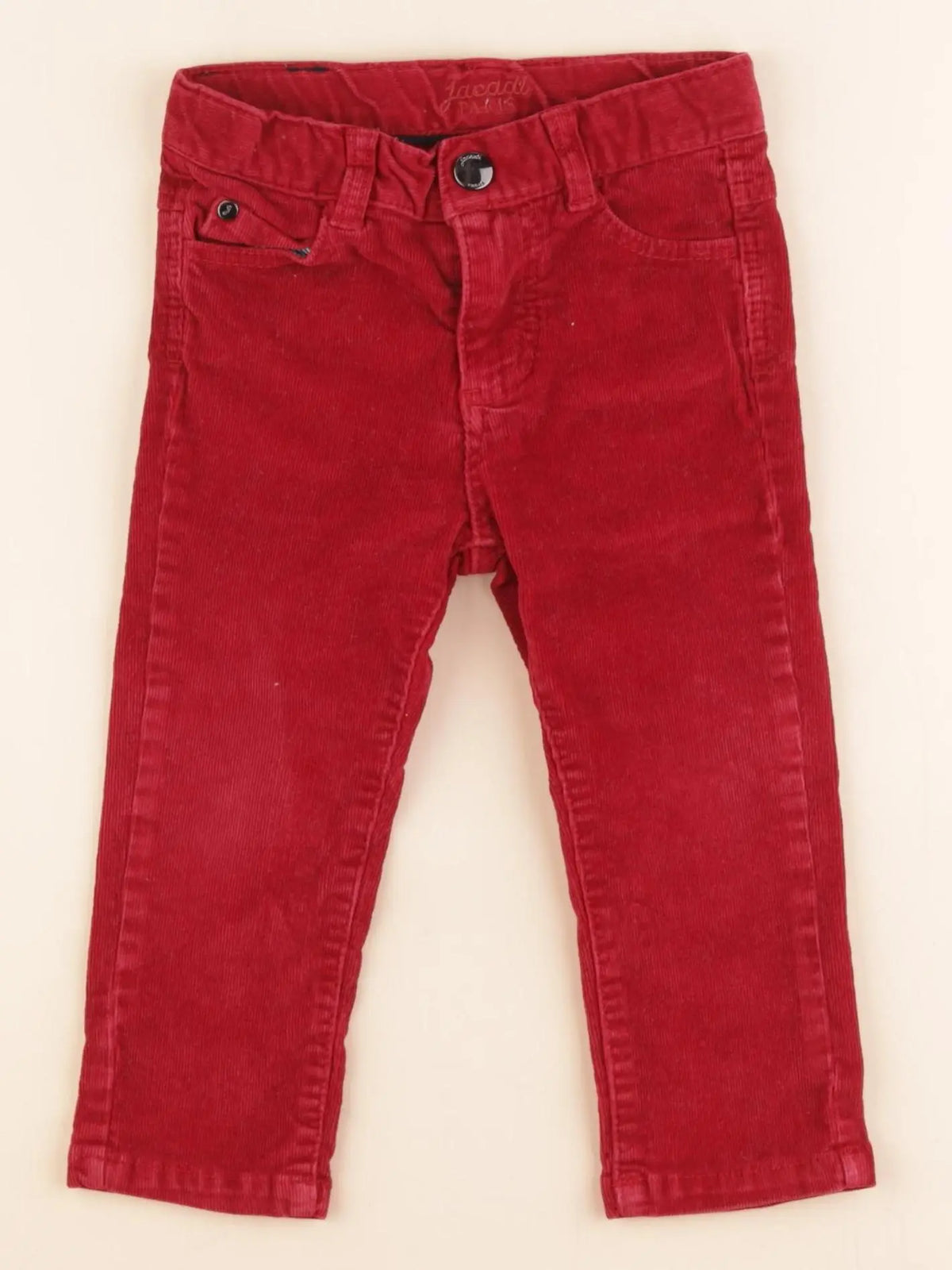 Jacadi - pantalon rouge - 18 mois