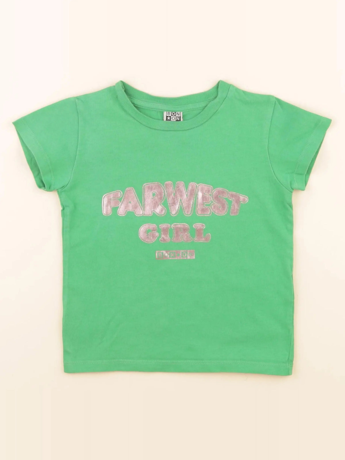 Bonton - tee-shirt vert - 4 ans