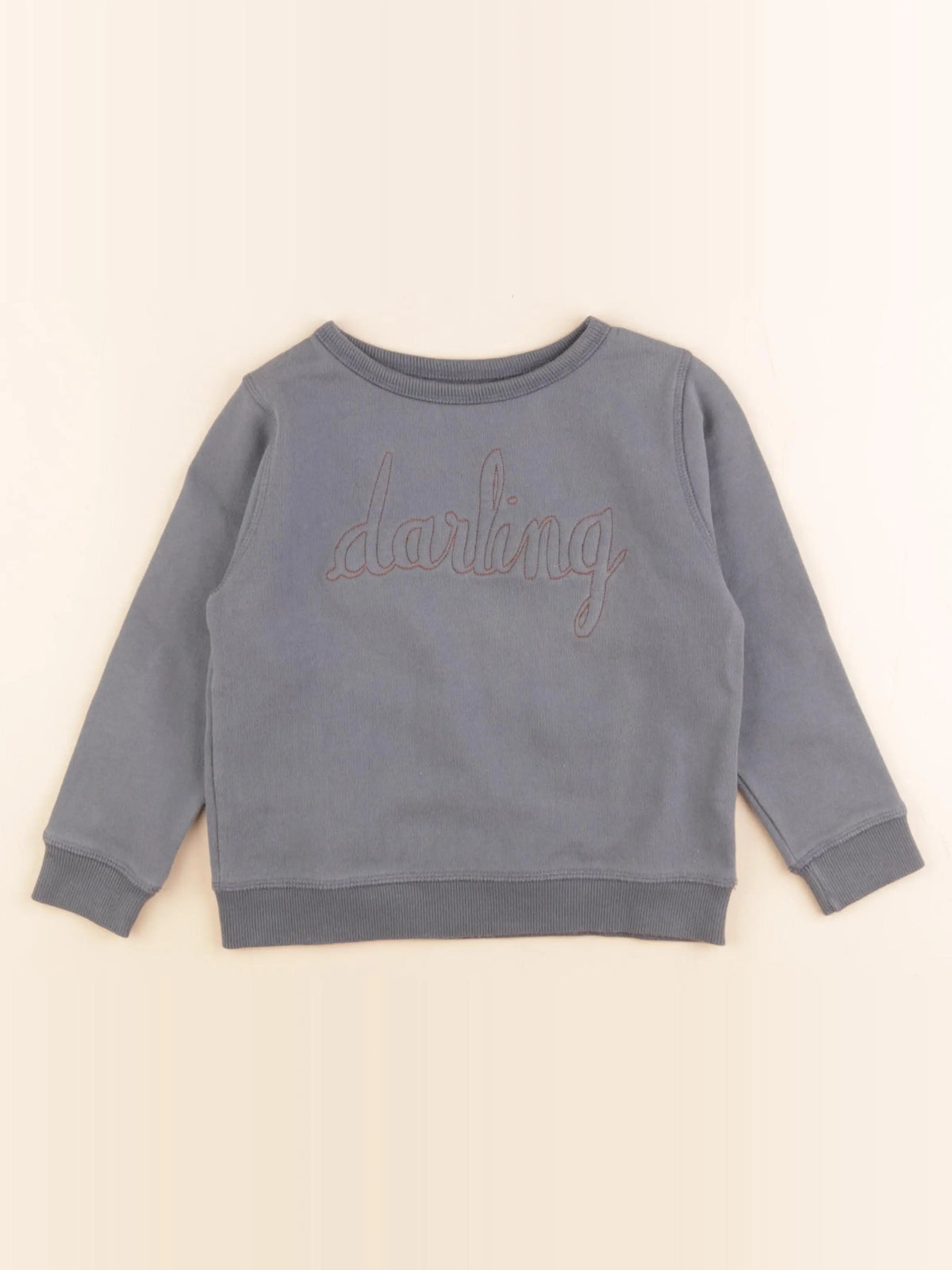 Bonton - sweat bleu - 6 ans