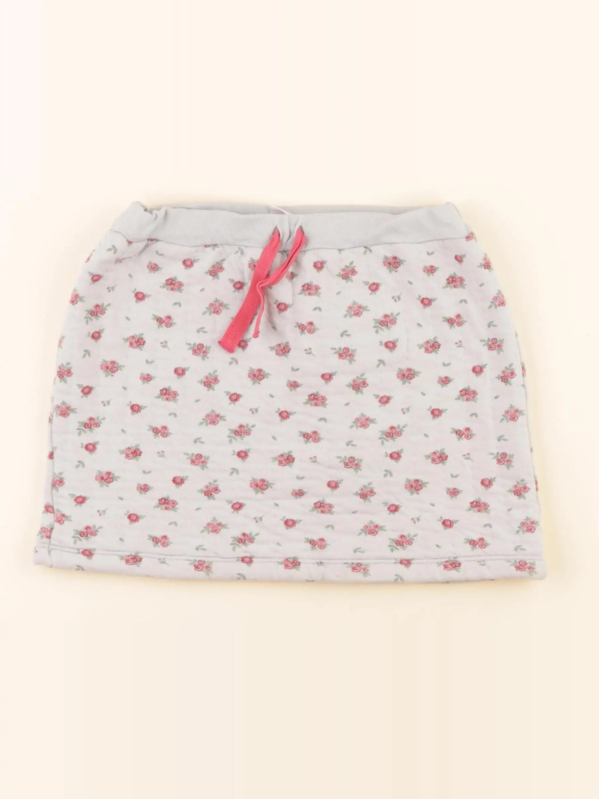 Jupe rose, gris