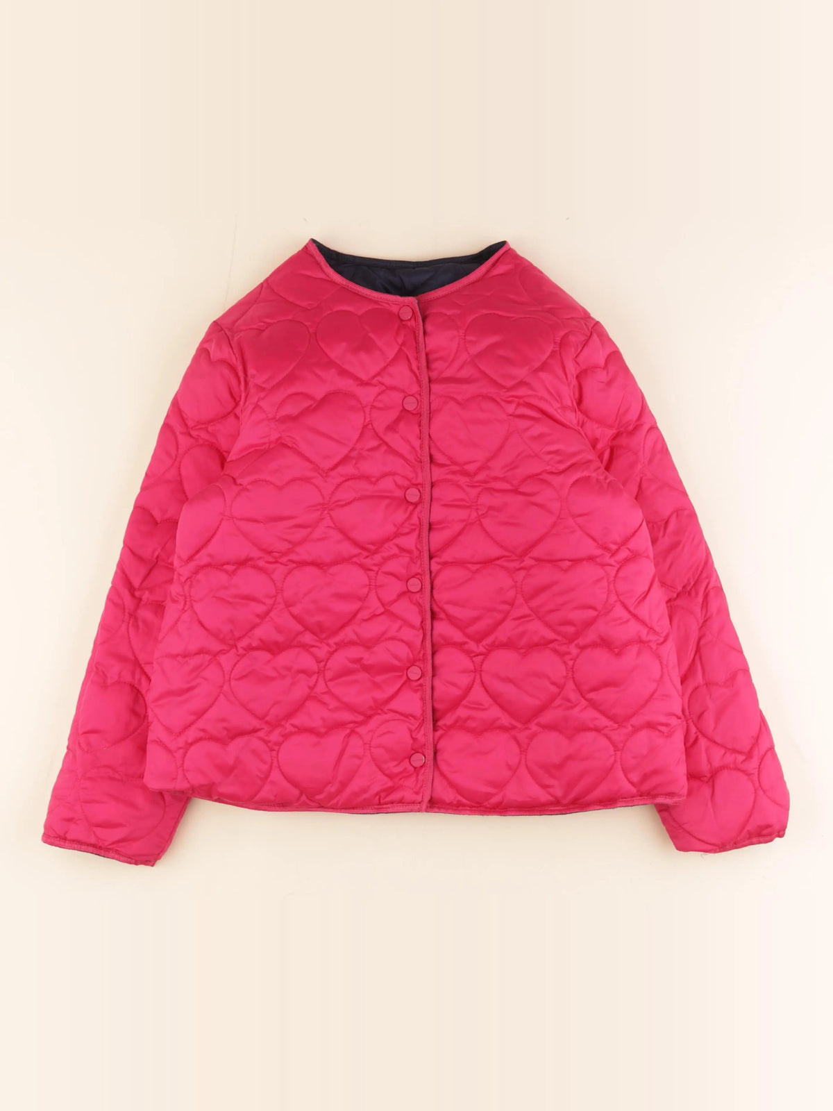 Jacadi - doudoune réversible bleu, rose - 10 ans