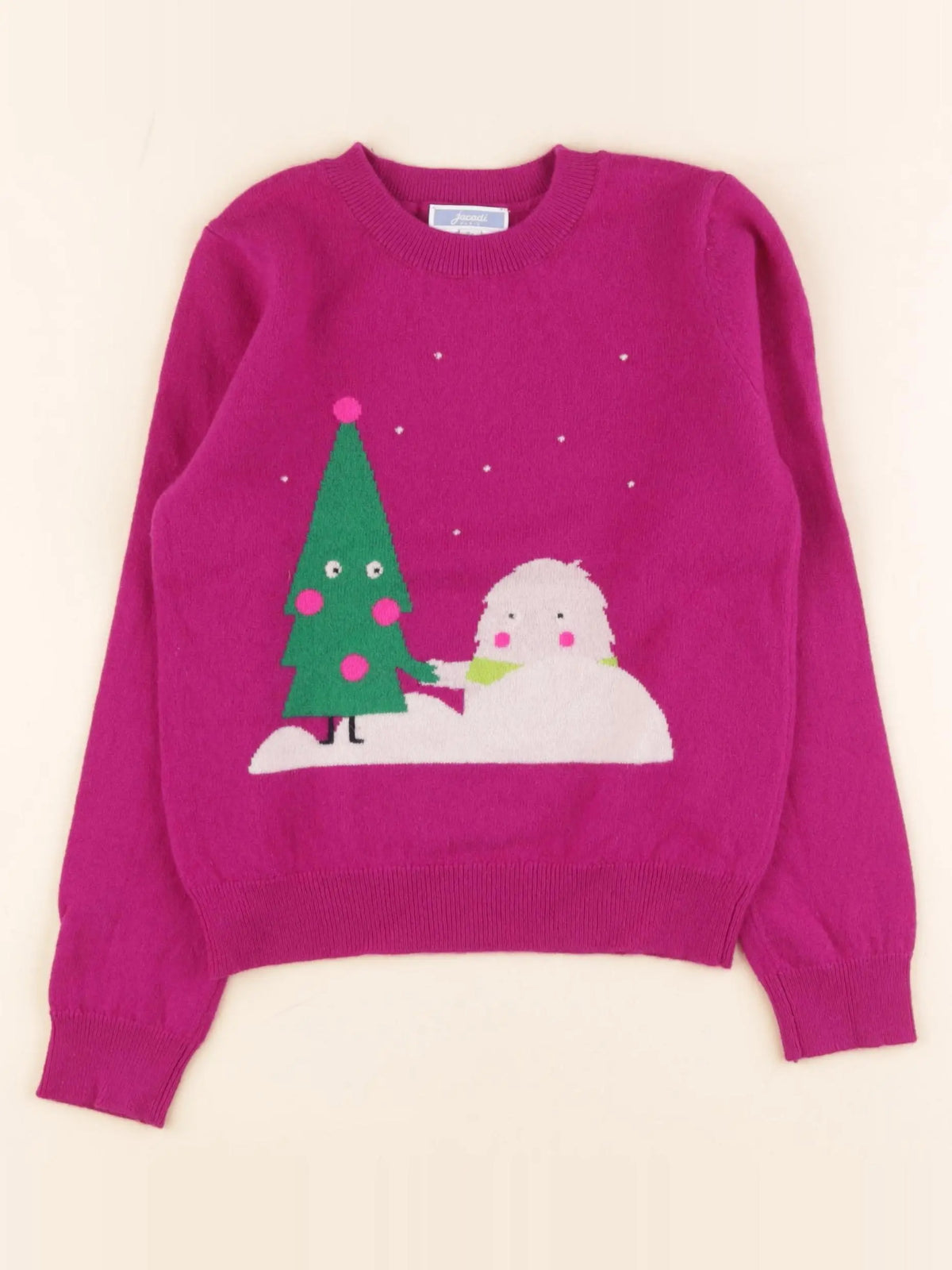 Jacadi - pull violet - 8 ans