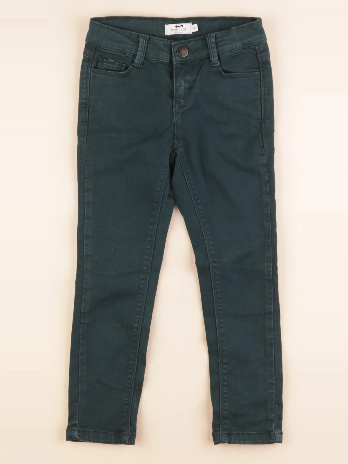 Cyrillus - jean vert - 6 ans