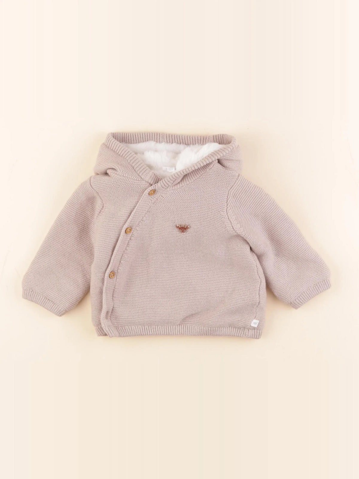 Sergent Major - veste doublé marron - 6 mois