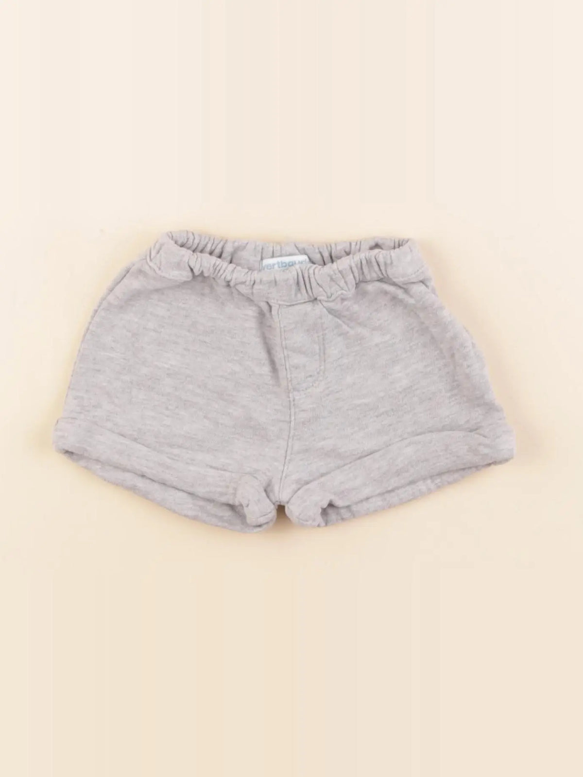 Vertbaudet - short gris - 1 mois