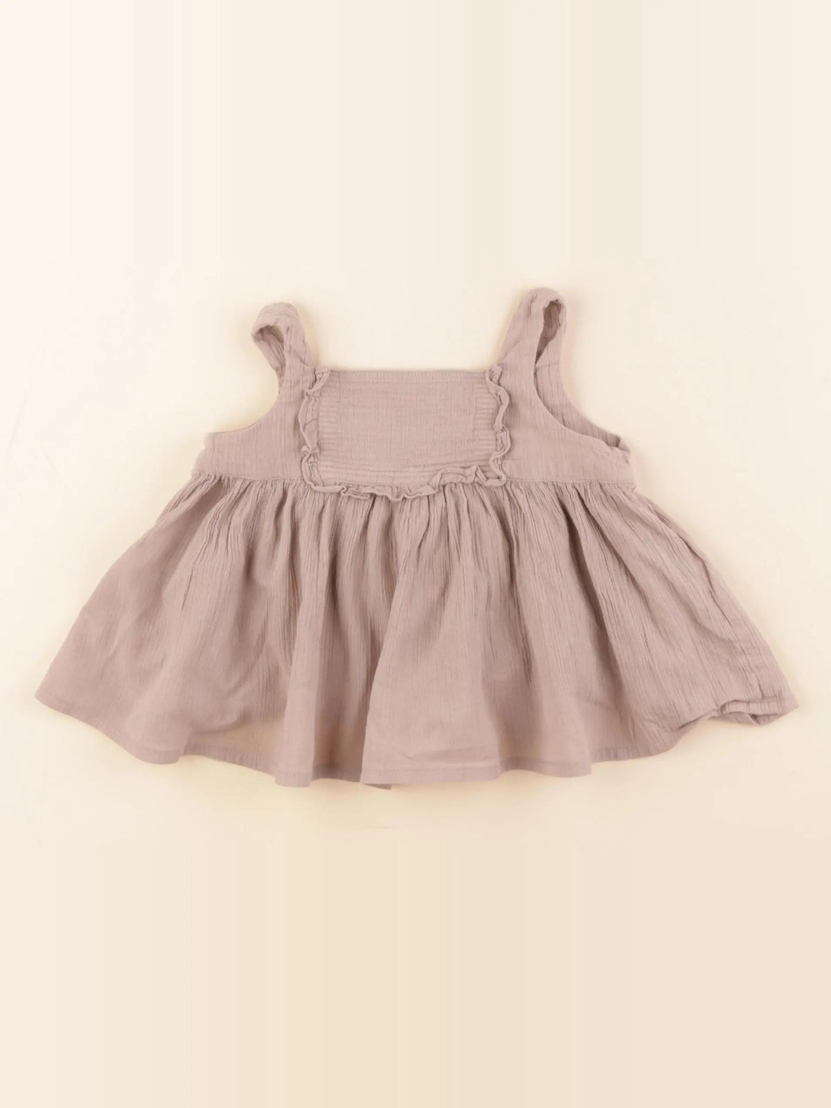 Bonton - blouse taupe - 12 mois
